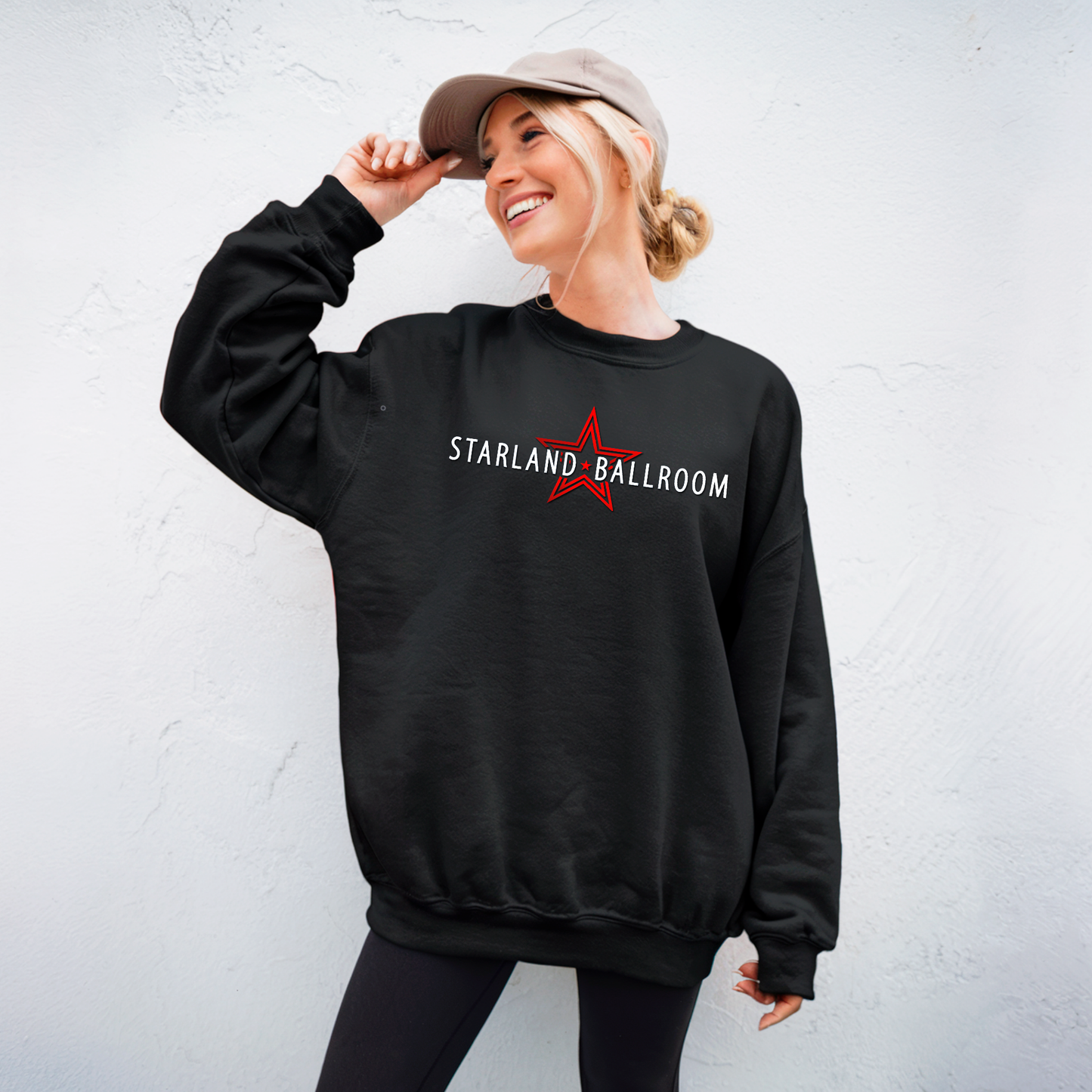 Starland Ballroom - 004 - Crew Neck Sweatshirt with Logo Across the Front