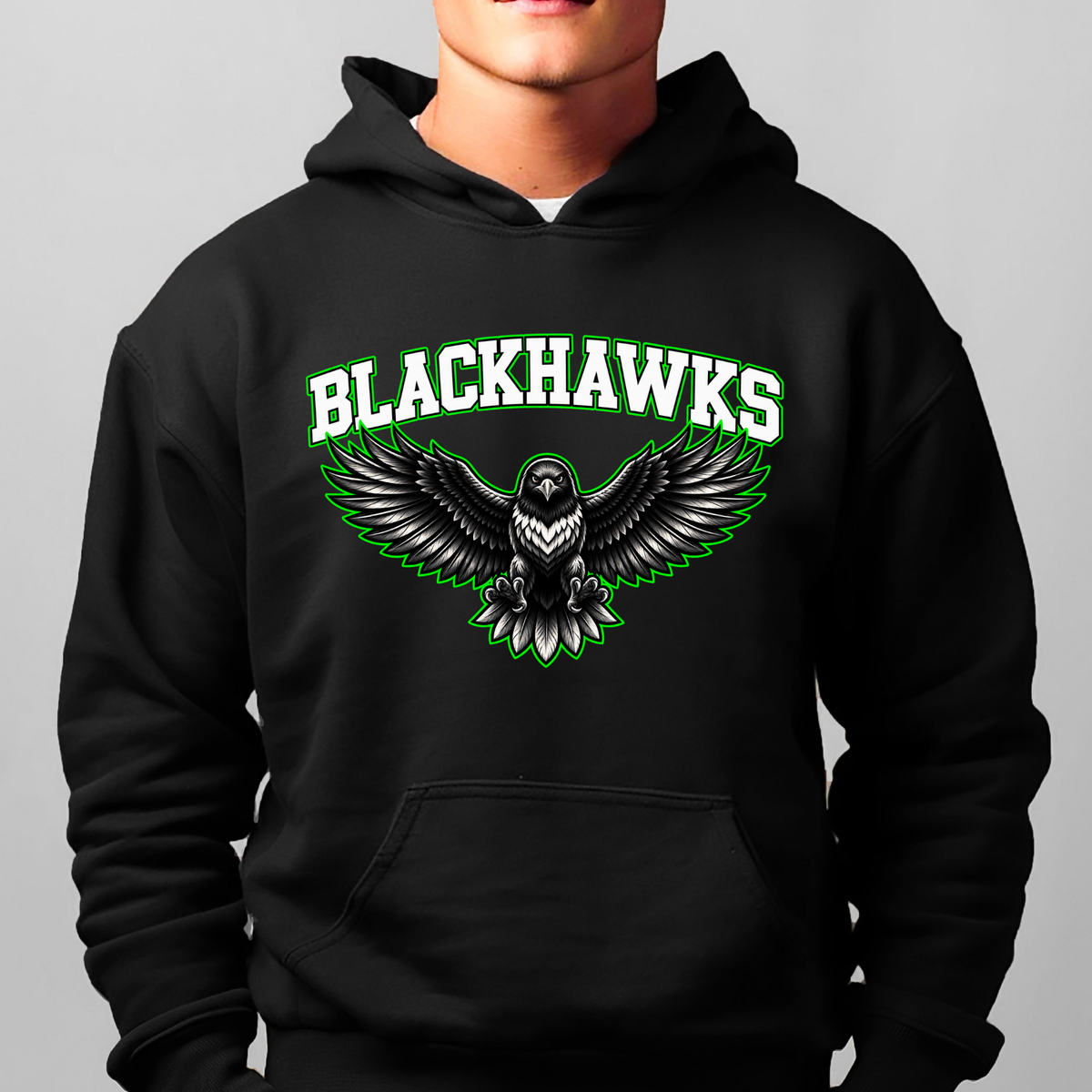 Blackhawks 002 - Hooded Sweatshirt - Cotton/Fleece Unisex