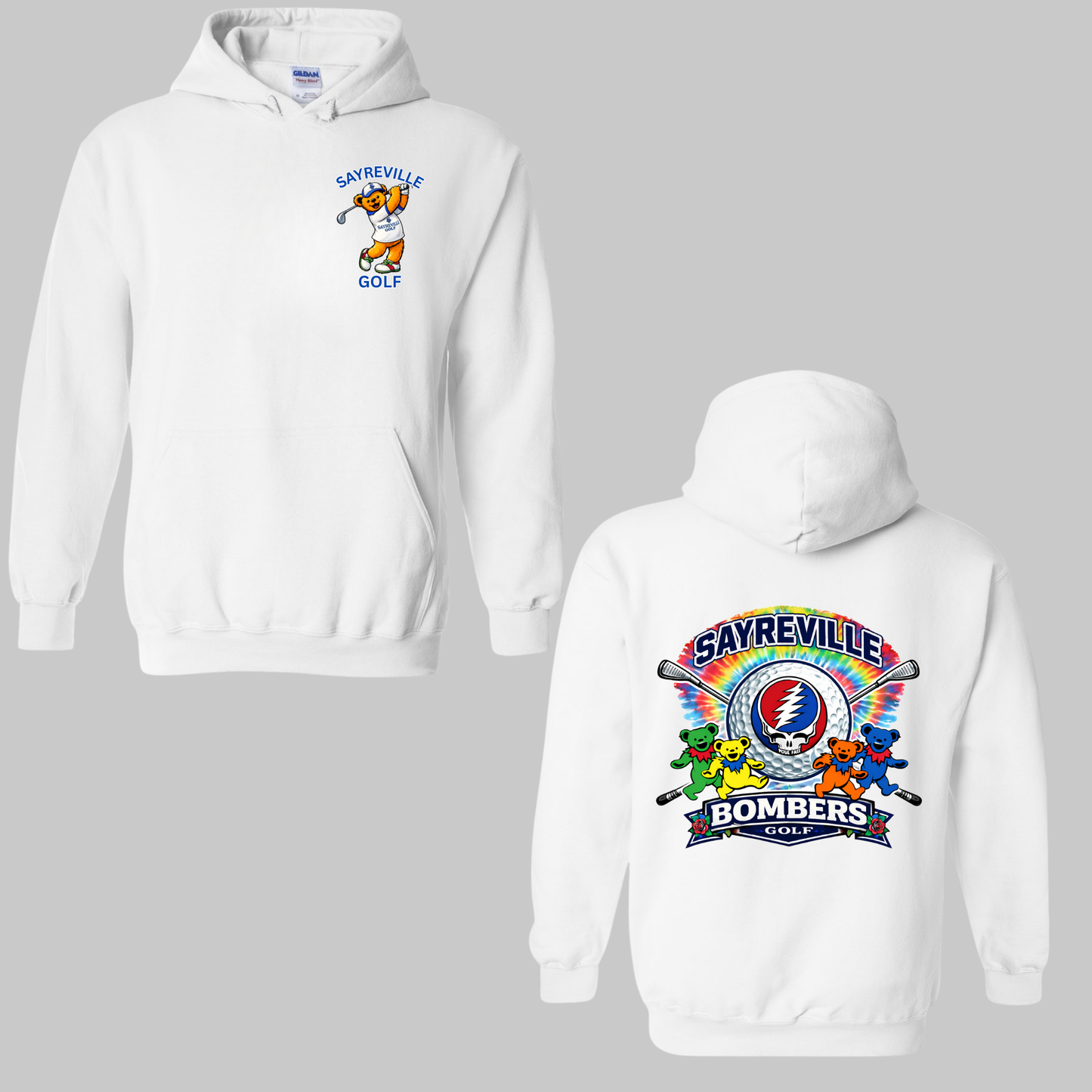 SBG - Unisex Hooded Sweatshirt - Design on front and back