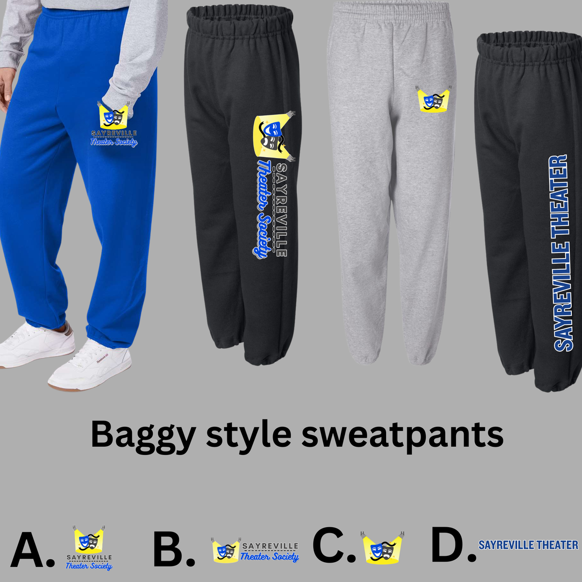 Theater 007 - Baggy Style Sweatpants Cotton/Fleece