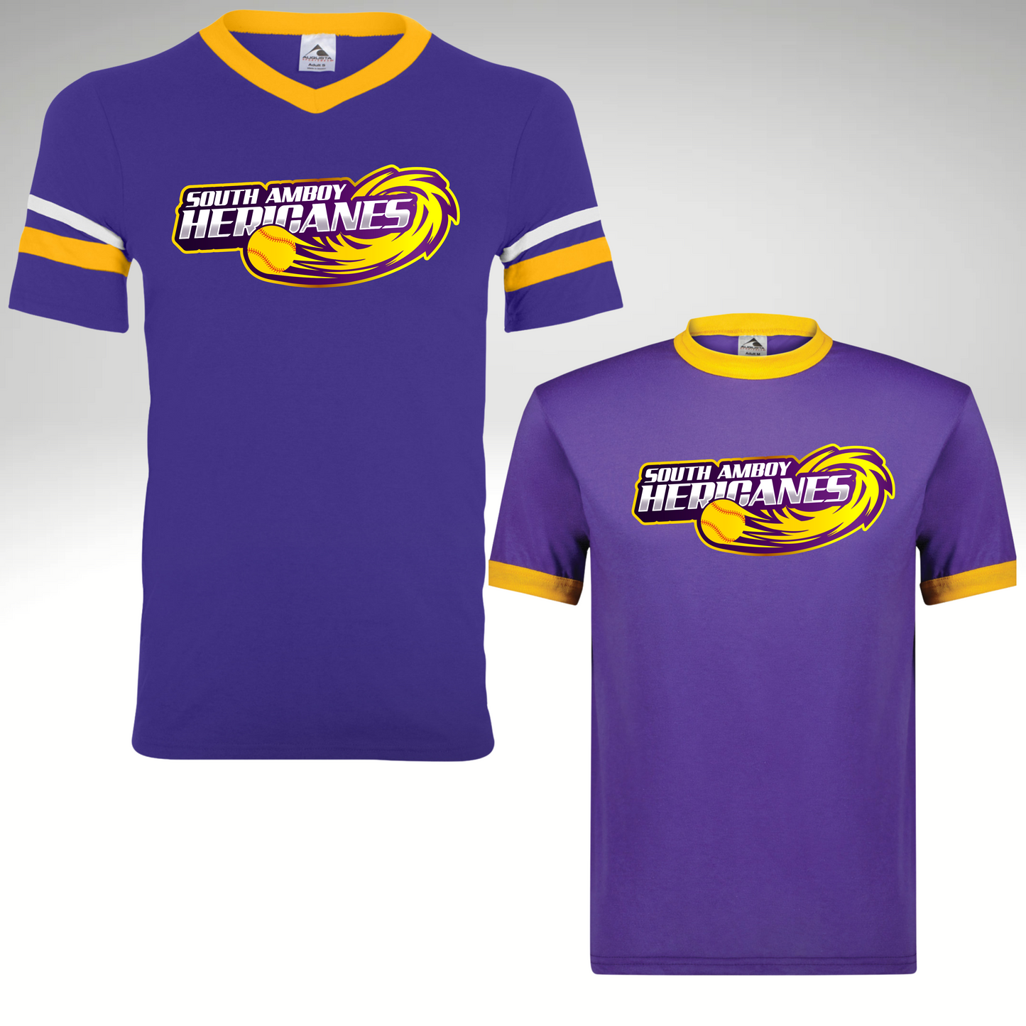 SAH 09 -Augusta Sportswear Adult and Youth Ringer T-Shirt