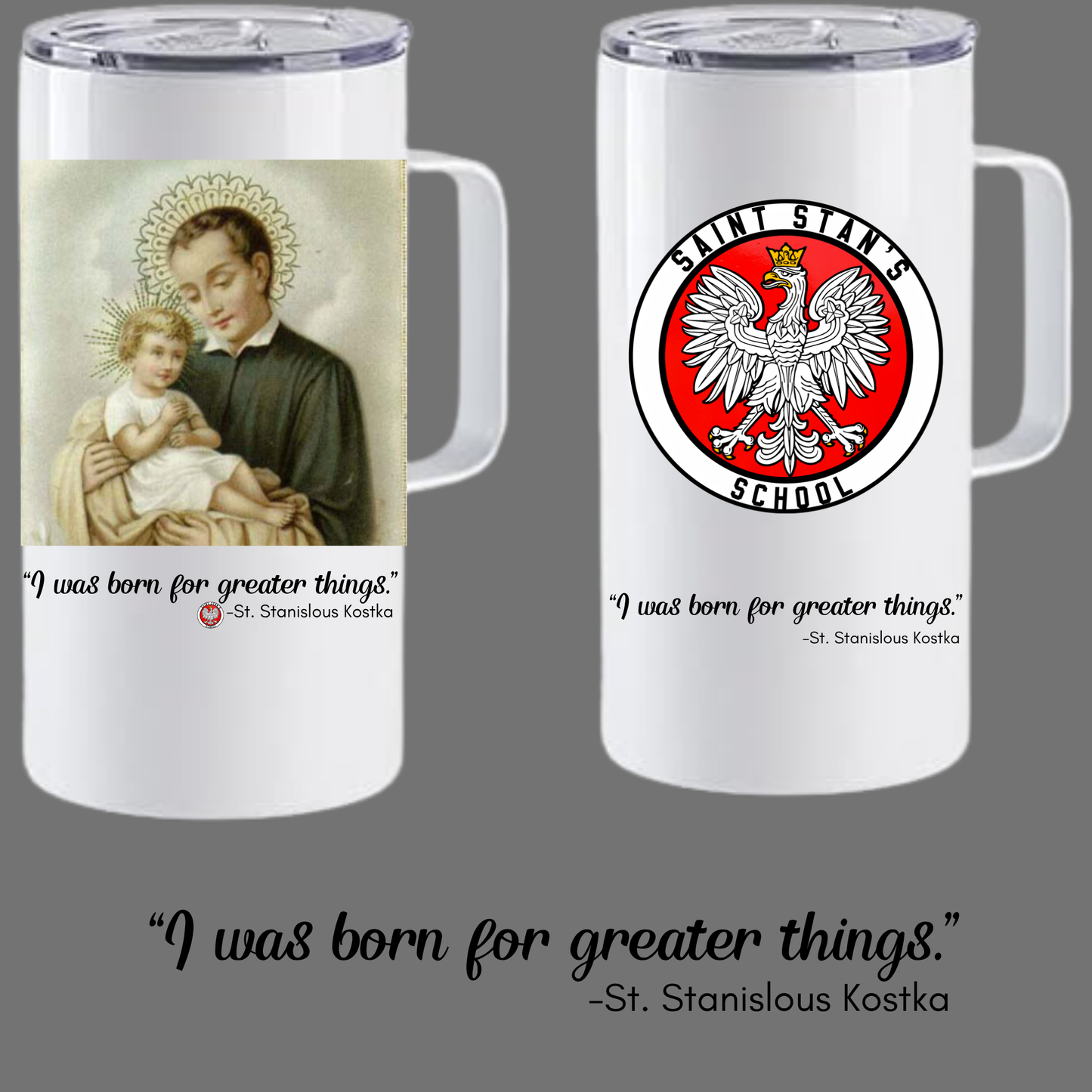 030 - St. Stan's School - 20oz Coffee Travel Mug