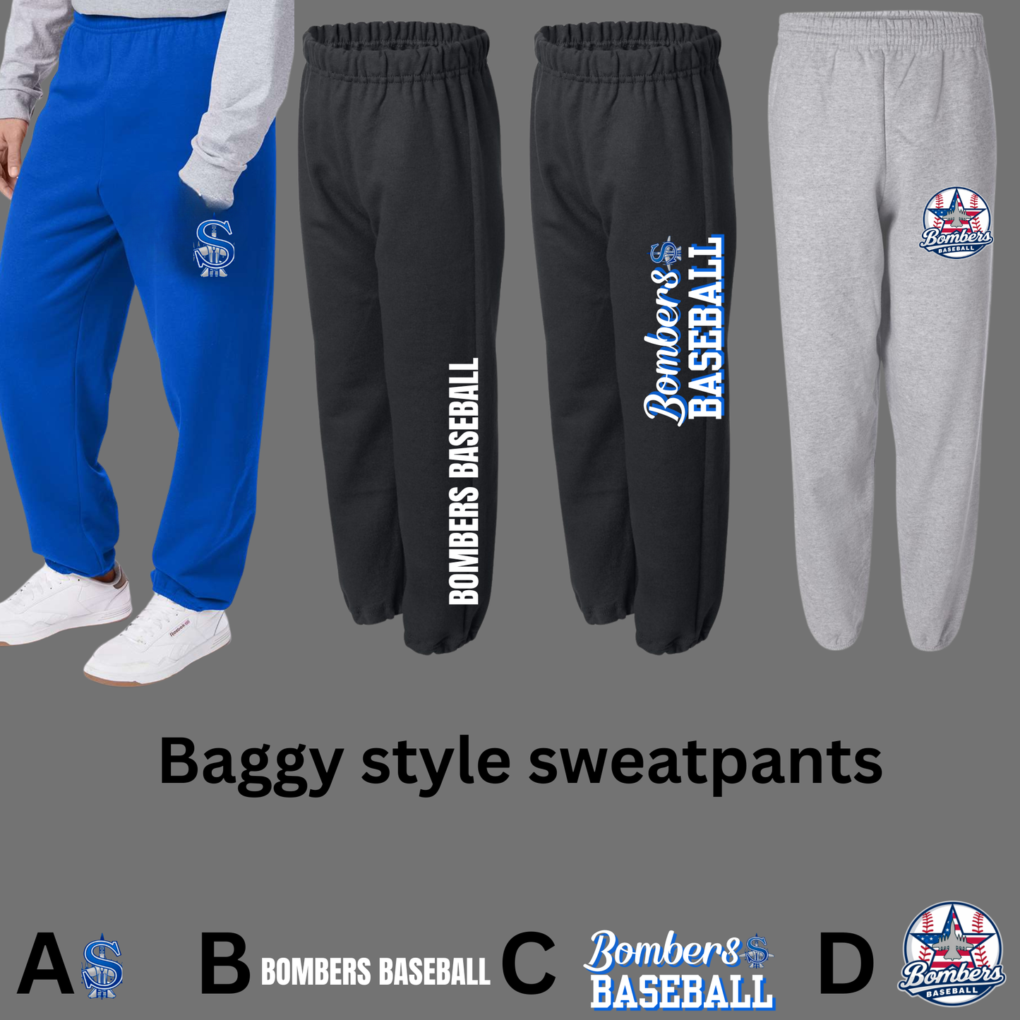 009 - Baseball - Baggy Style Sweatpants