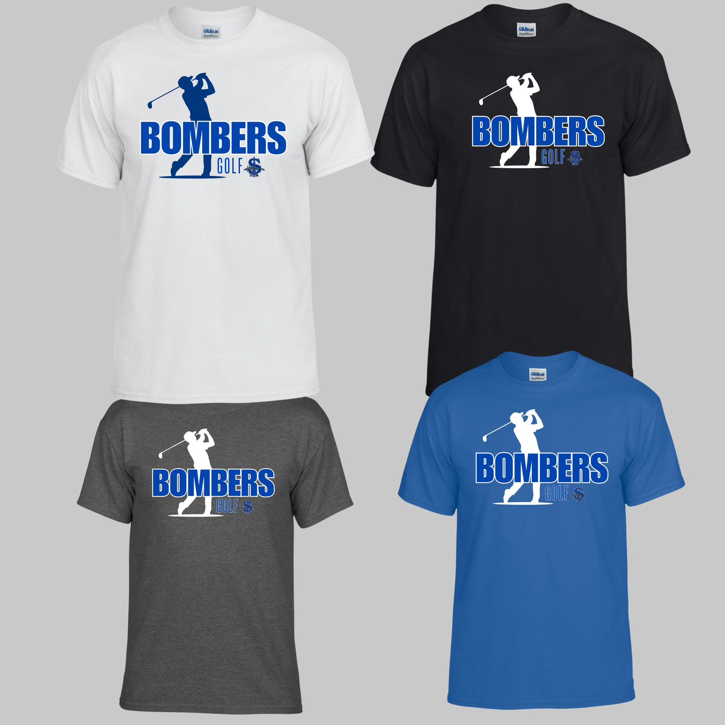 SBG - Tee Shirt - Bombers (Golfer) Golf