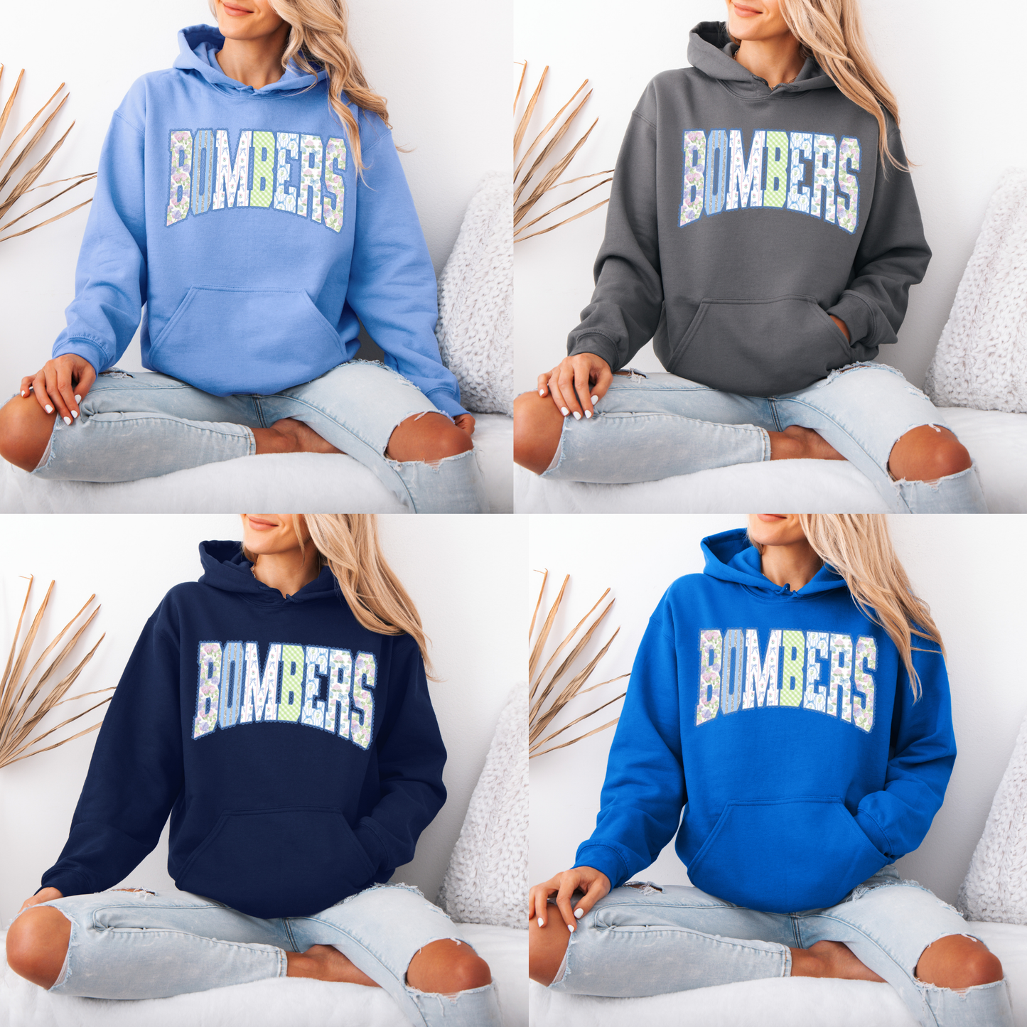 Baseball Mother's Day Collection - BOMBERS LACE - (Tee- Shirt - Crewneck Sweatshirt or Hooded Sweatshirt)