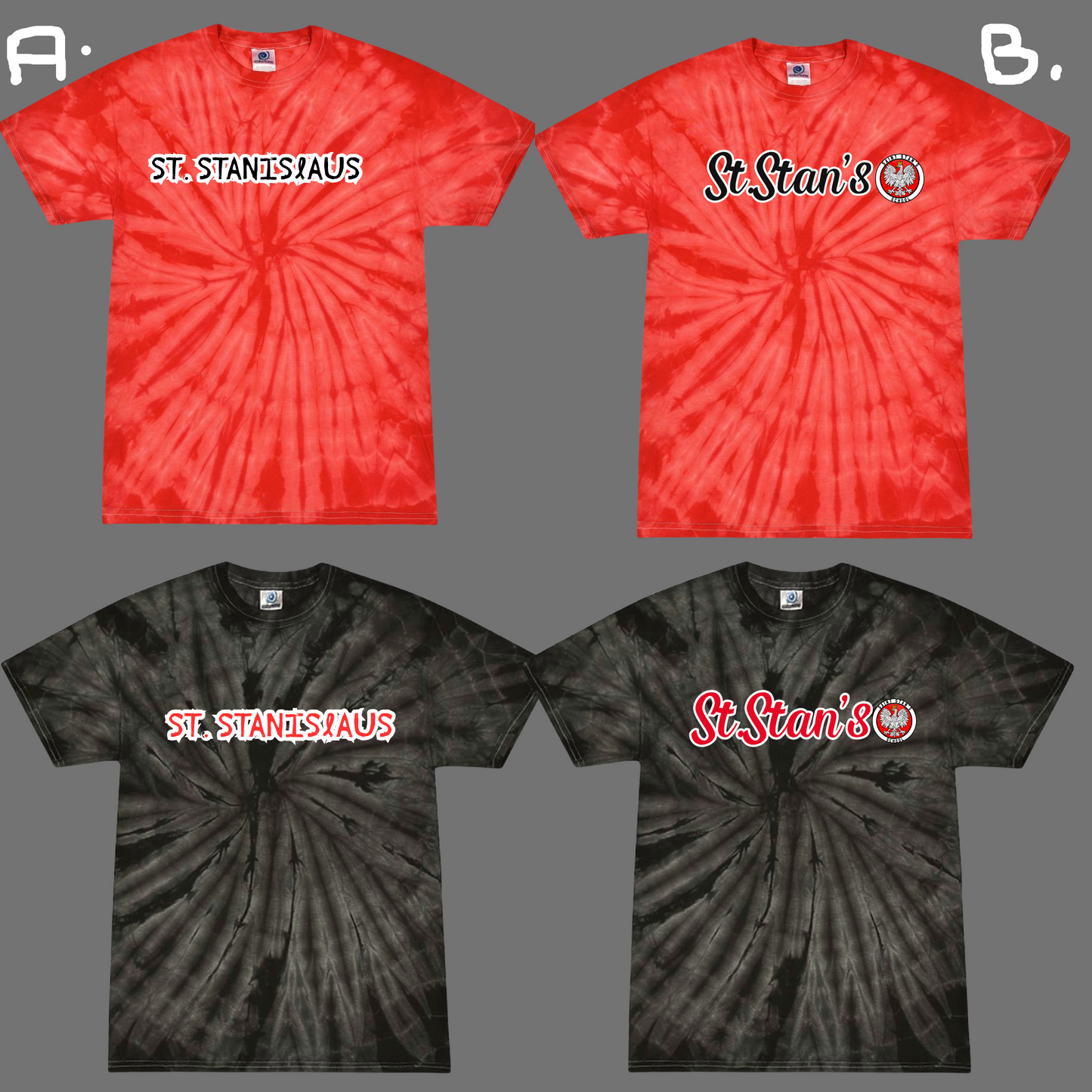 SSK 025- St. Stans - Tie Dye Tee-Shirt