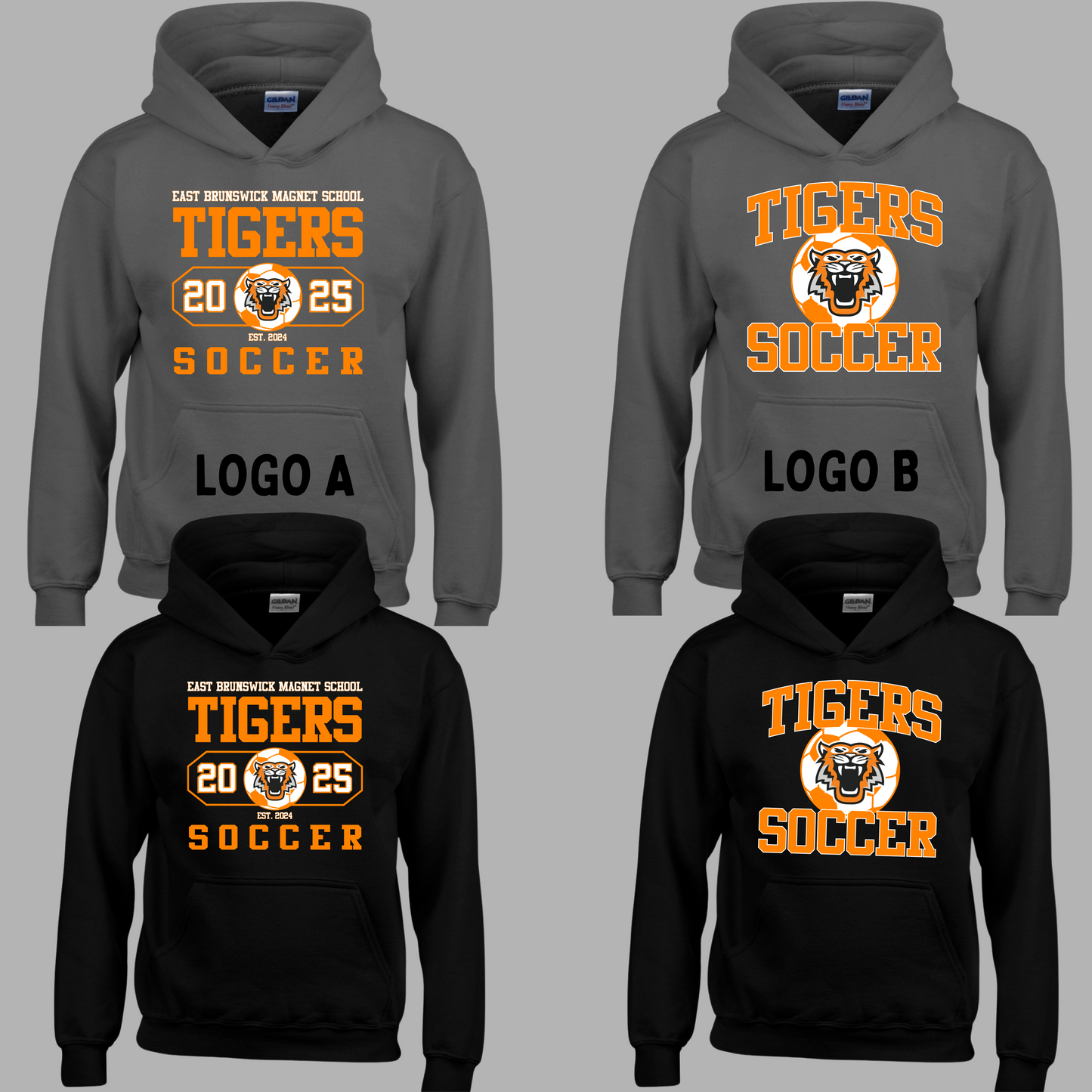 Tigers Soccer 002 - Hooded Sweatshirt