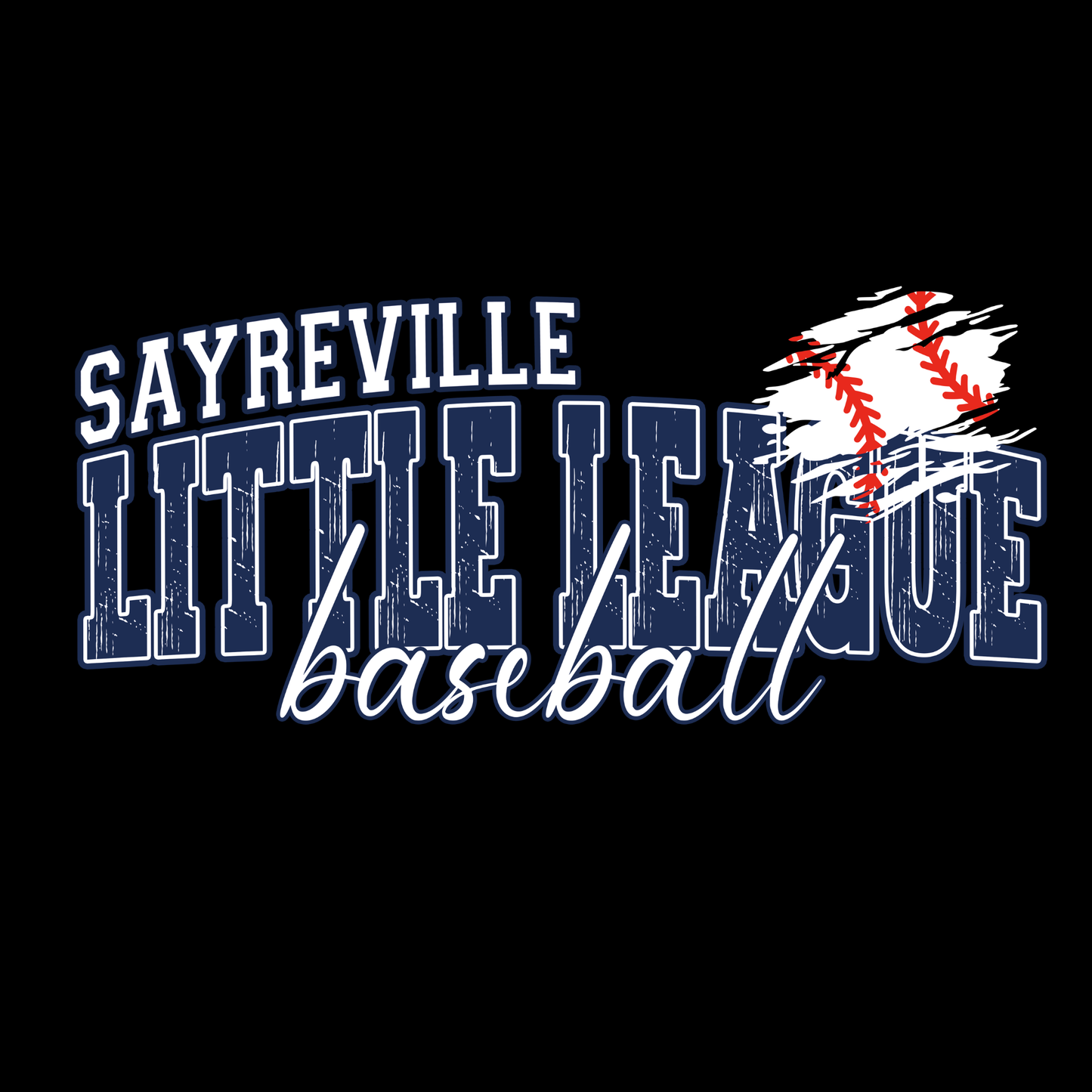 SLL - Sayreville Little League SLL - Crewneck Sweatshirt or Hooded Sweatshirt or Tee Shirt
