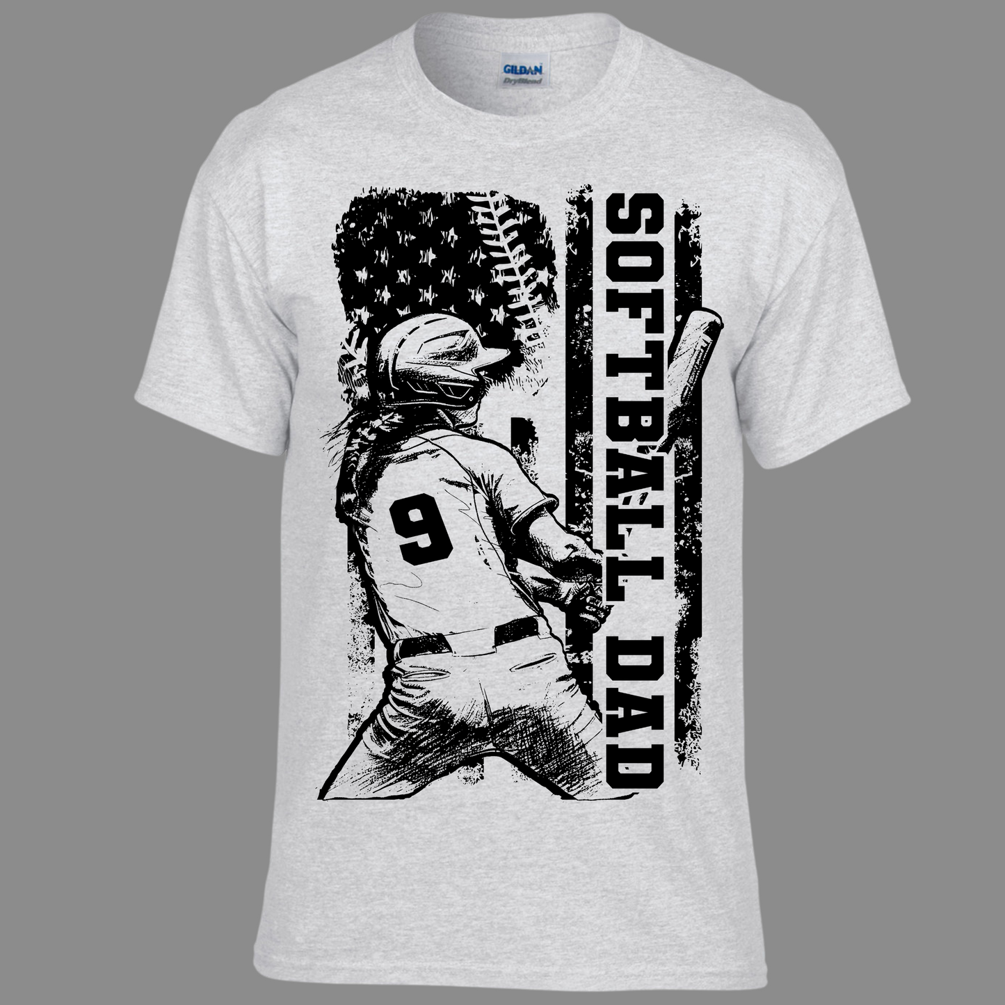 BB 049 -Softball Dad Tee Shirt