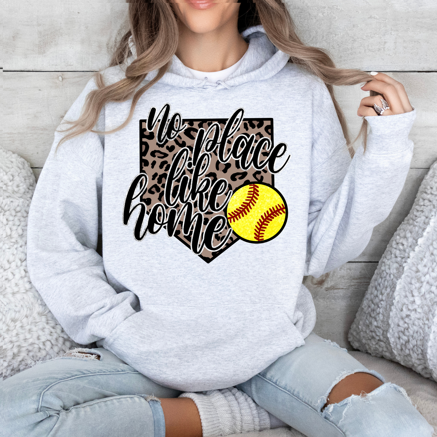 BB 042 -No Place Like Home Hooded Sweatshirt - Fleece Hooded Sweatshirt (YOUTH & ADULT)