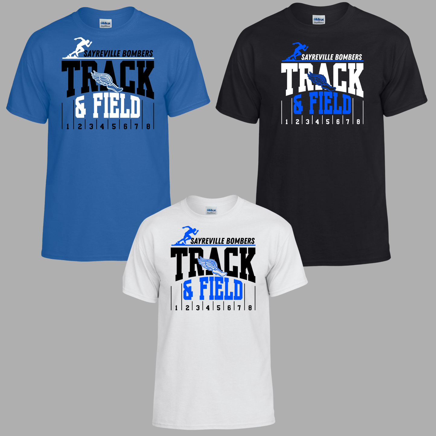 Track & Field - Tee-Shirt (larger design)