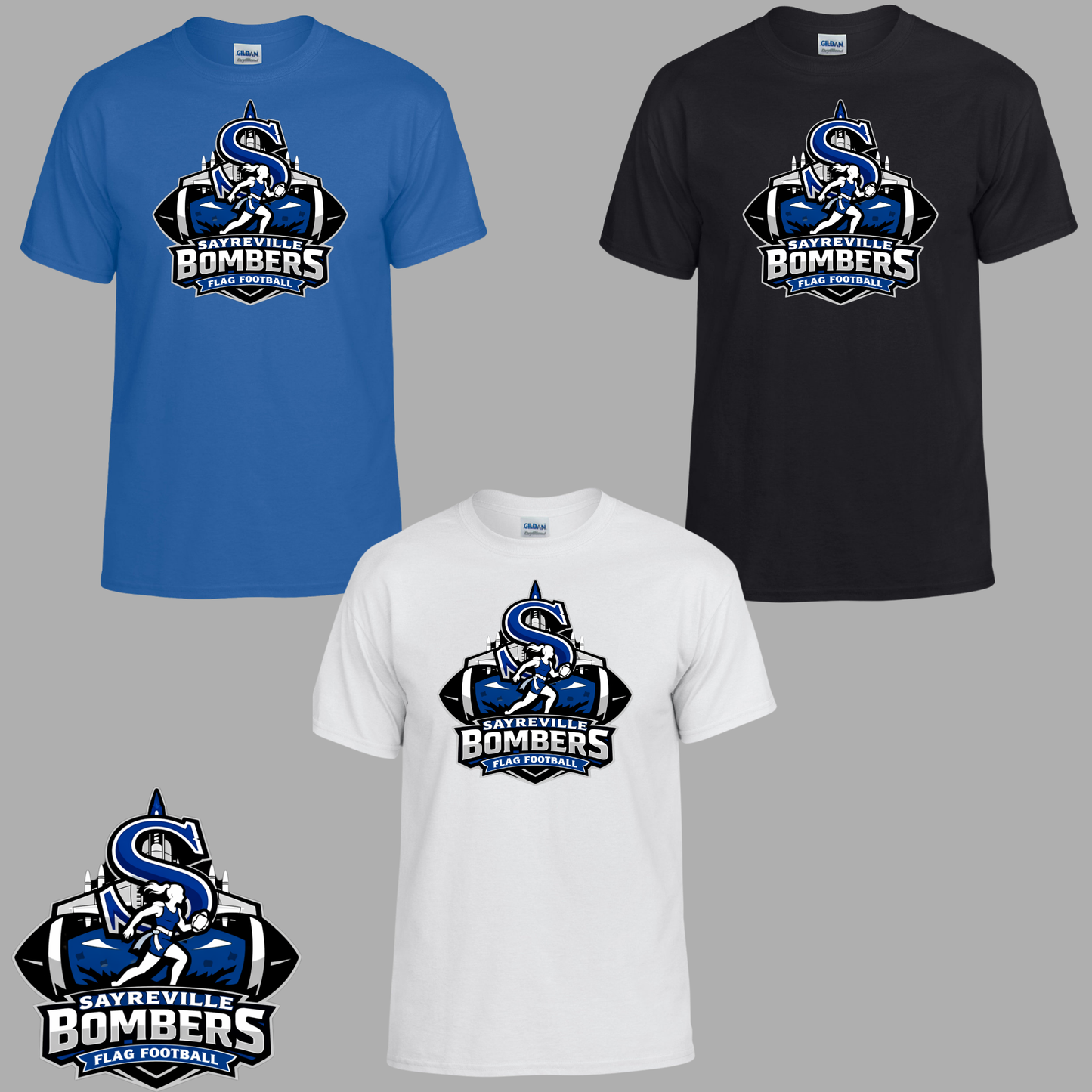 Flag - Tee Shirt -Bombers Football (player)