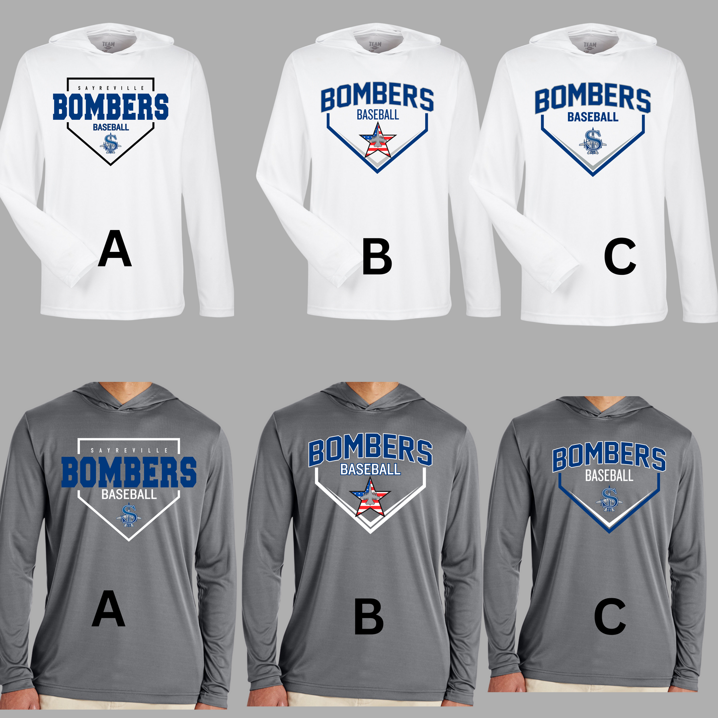 005 -Adult & Youth Unisex Performance Hooded Long Sleeve Shirt (Dri Fit)