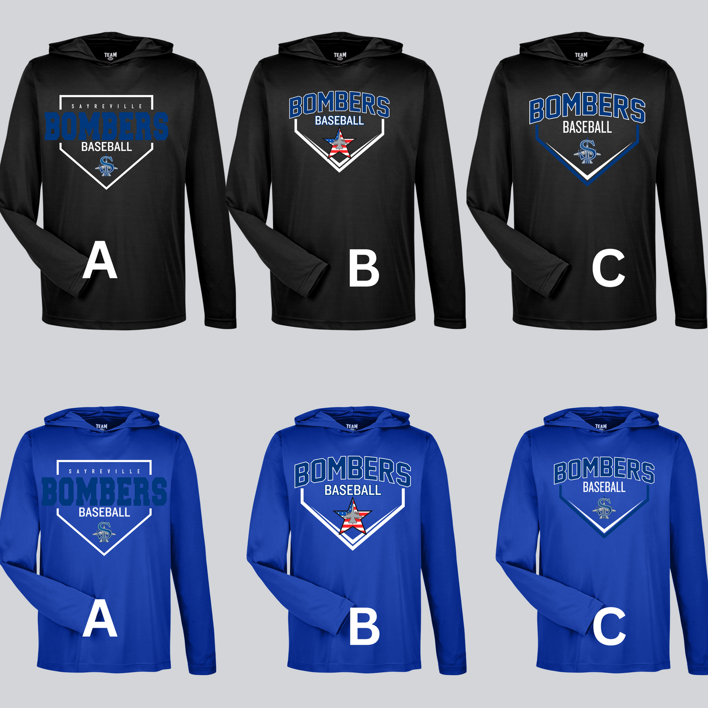 005 -Adult & Youth Unisex Performance Hooded Long Sleeve Shirt (Dri Fit)