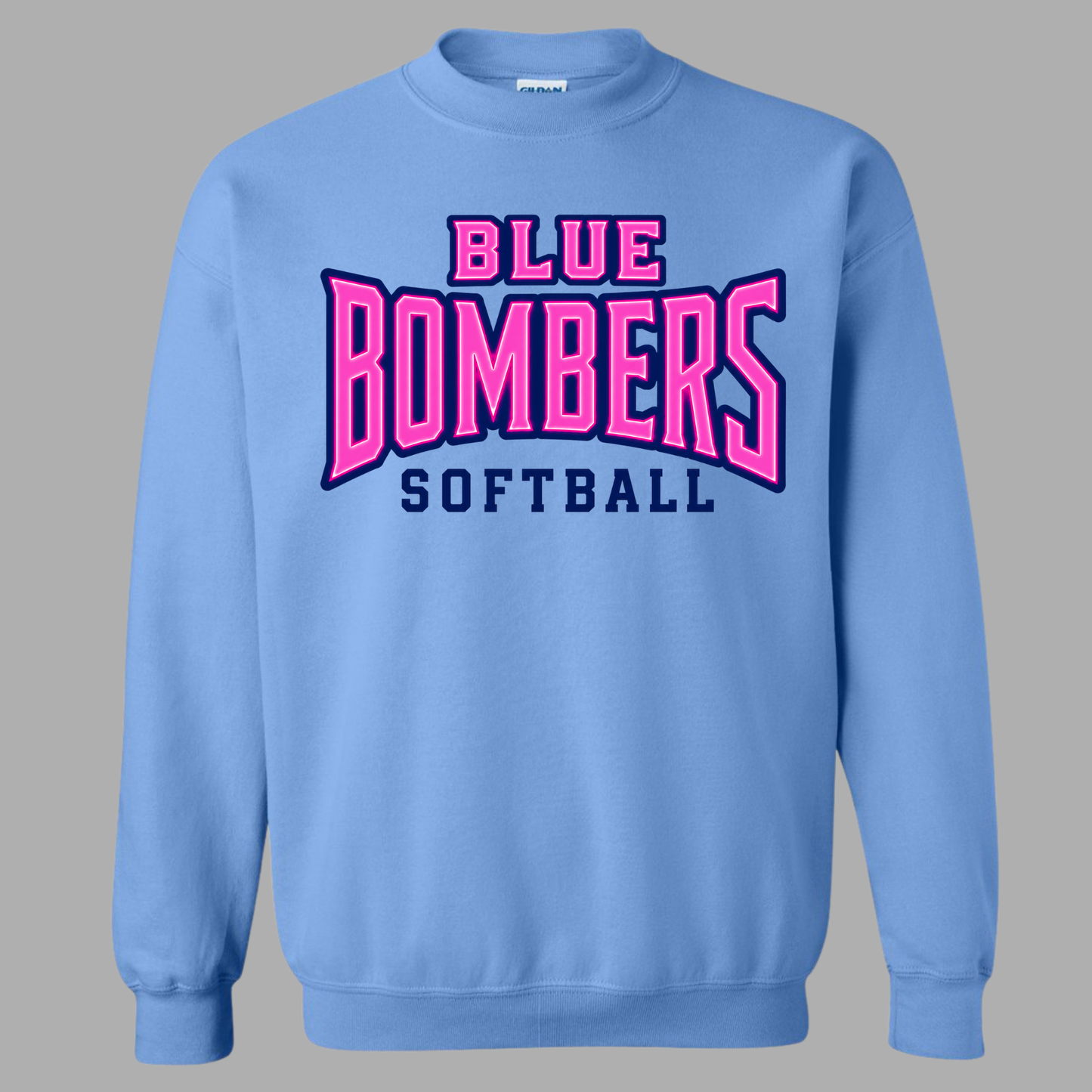 Blue Bombers 003 - Fleece Crew Neck Sweatshirt