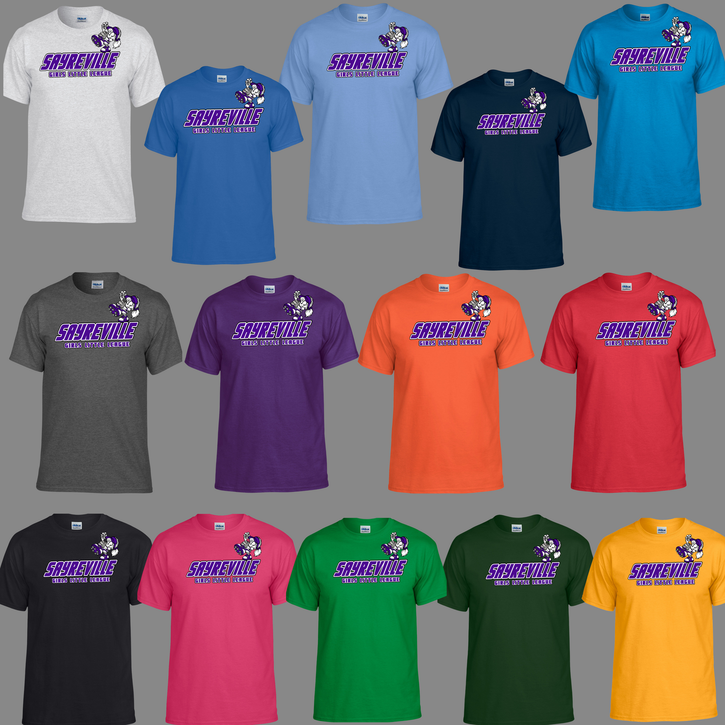 SLL 1 -Sayreville Little League - Unisex Cotton Soft Style Soft T-Shirt