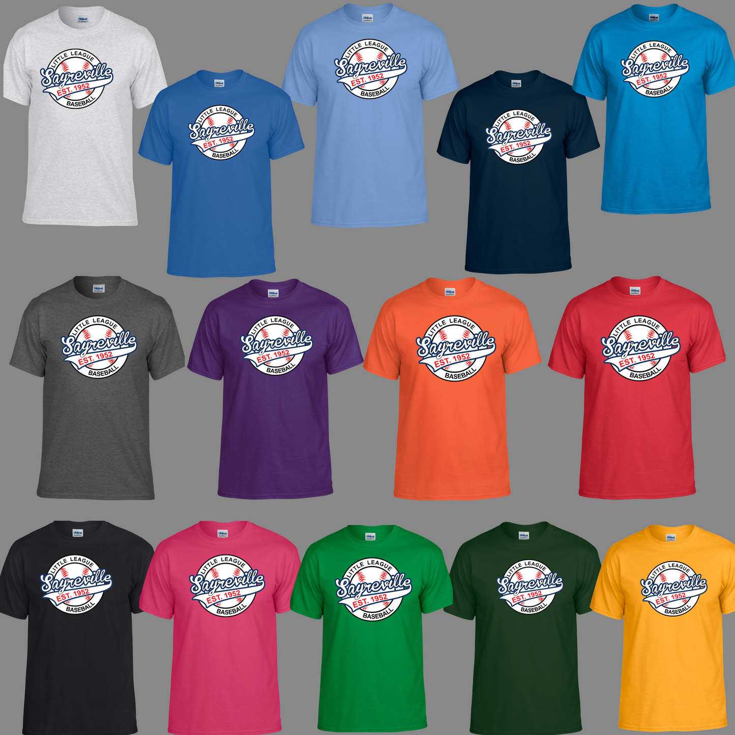 SLL 1 -Sayreville Little League - Unisex Cotton Soft Style Soft T-Shirt