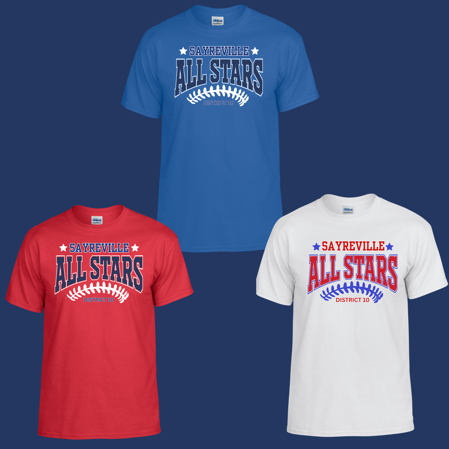 Sayreville All Star -Sayreville All Sat District 10 - Tee Shirt