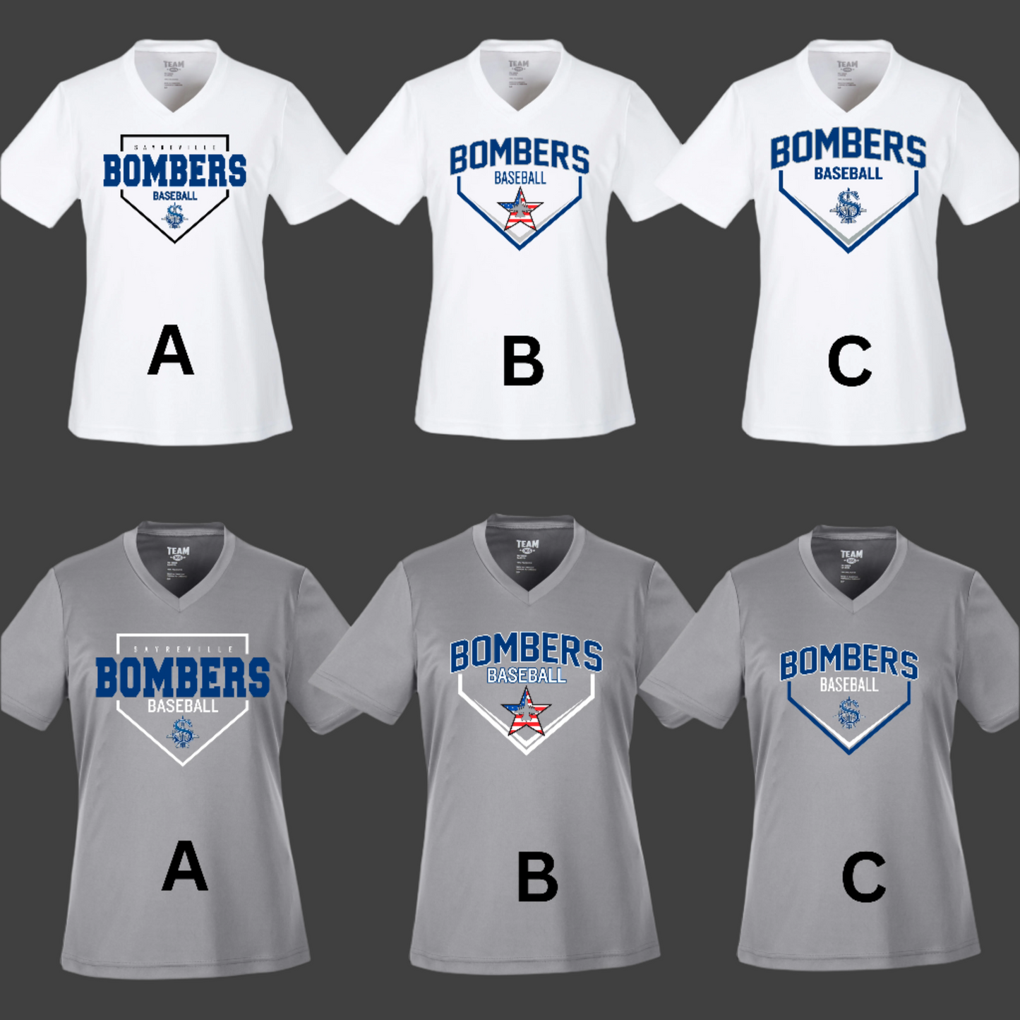 003 -Women's V-Neck Performance T-Shirt (Dri Fit)