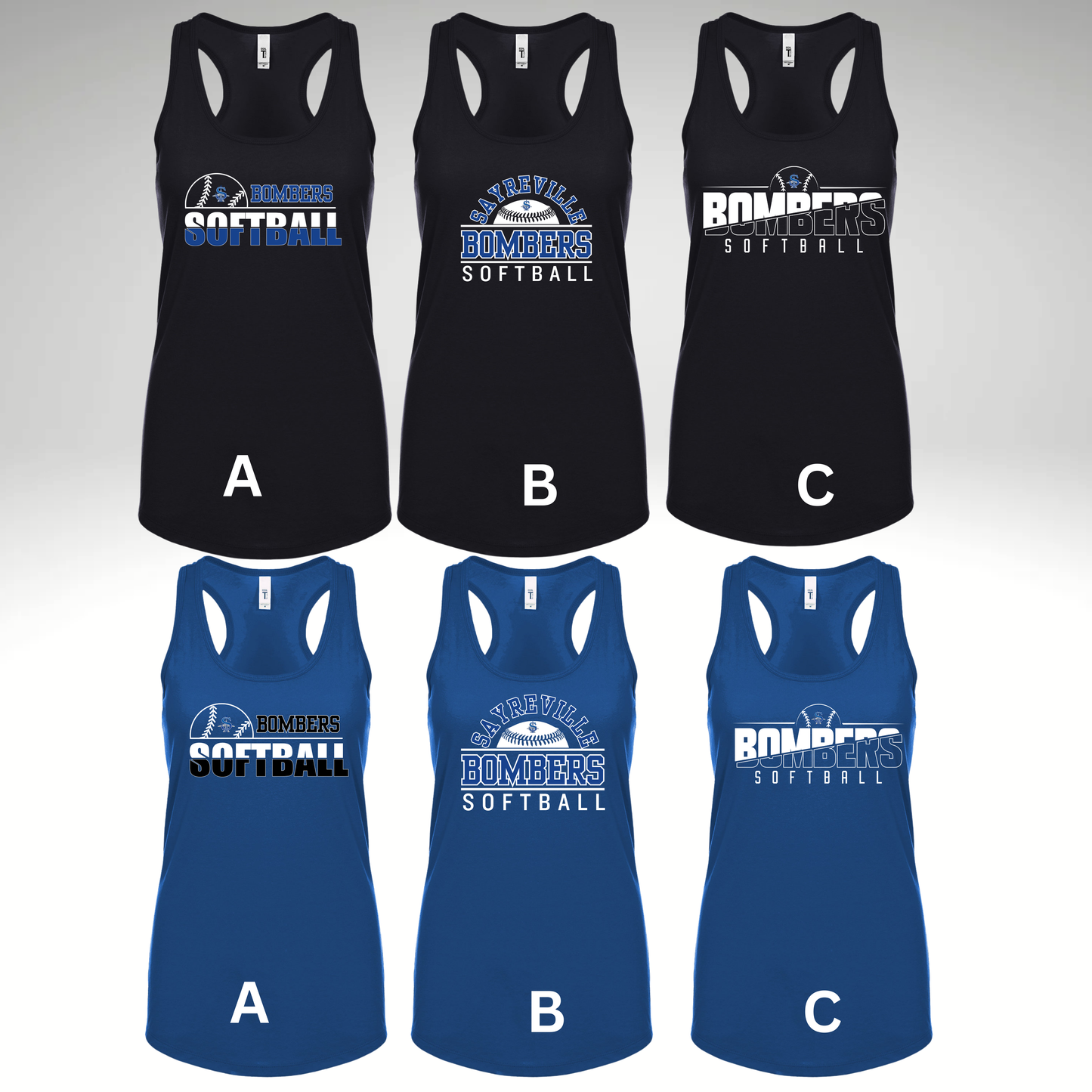 Softball 005 -Next Level - Women's Racerback Tank Top