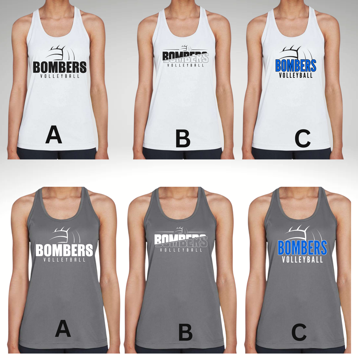 Volleyball 006 -Team 365 - Women's Racerback Performance Tank Top