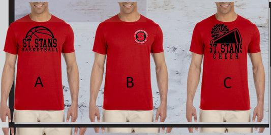 001 -Adult & Youth Unisex T-Shirt - RED