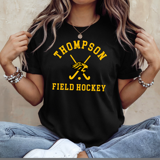 Thompson FH 001 - Soft style Unisex Black Tee Shirt