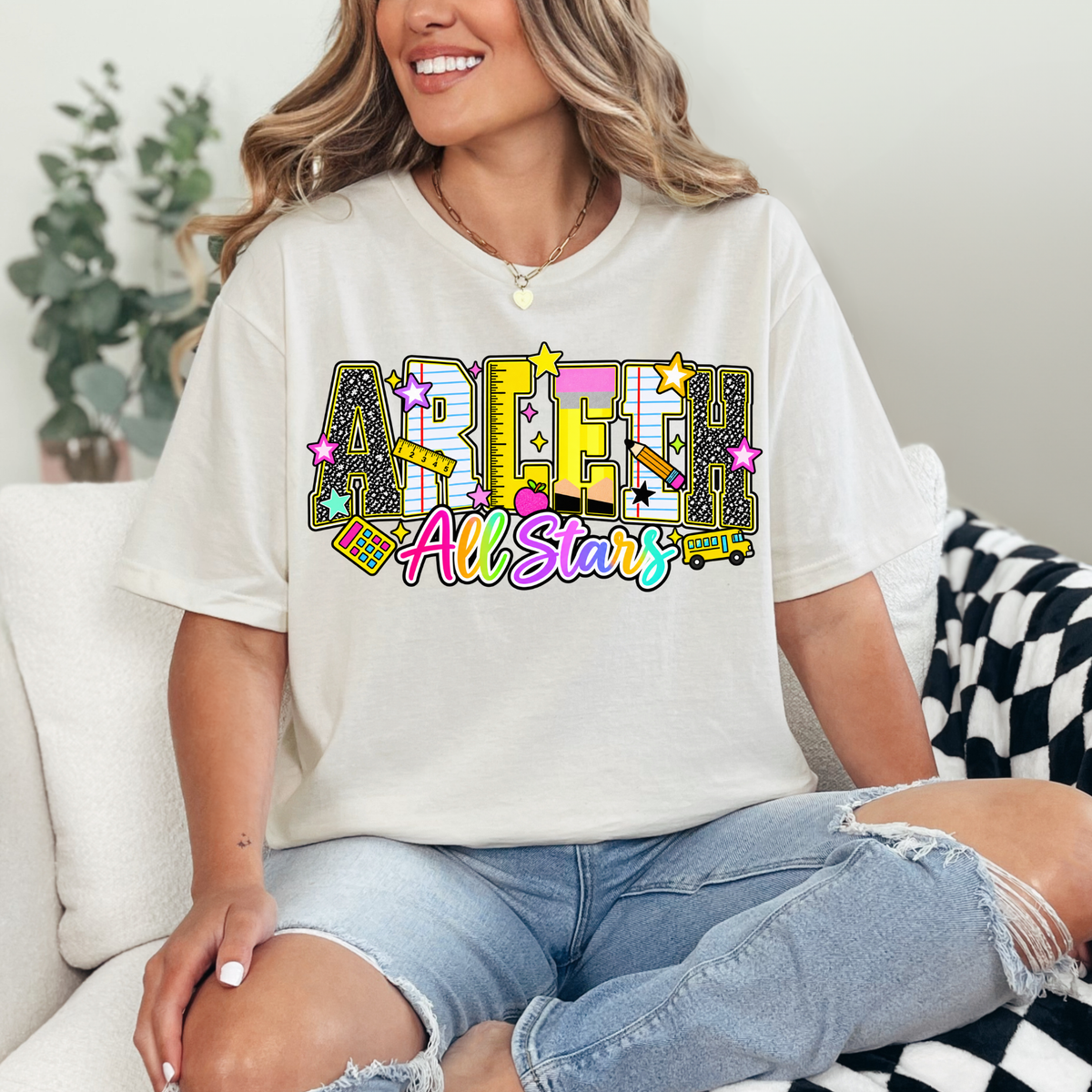 Arleth 030- ARLETH ALL STARS - Tee Shirt, Crew neck Sweatshirt, or Hooded Sweatshirt