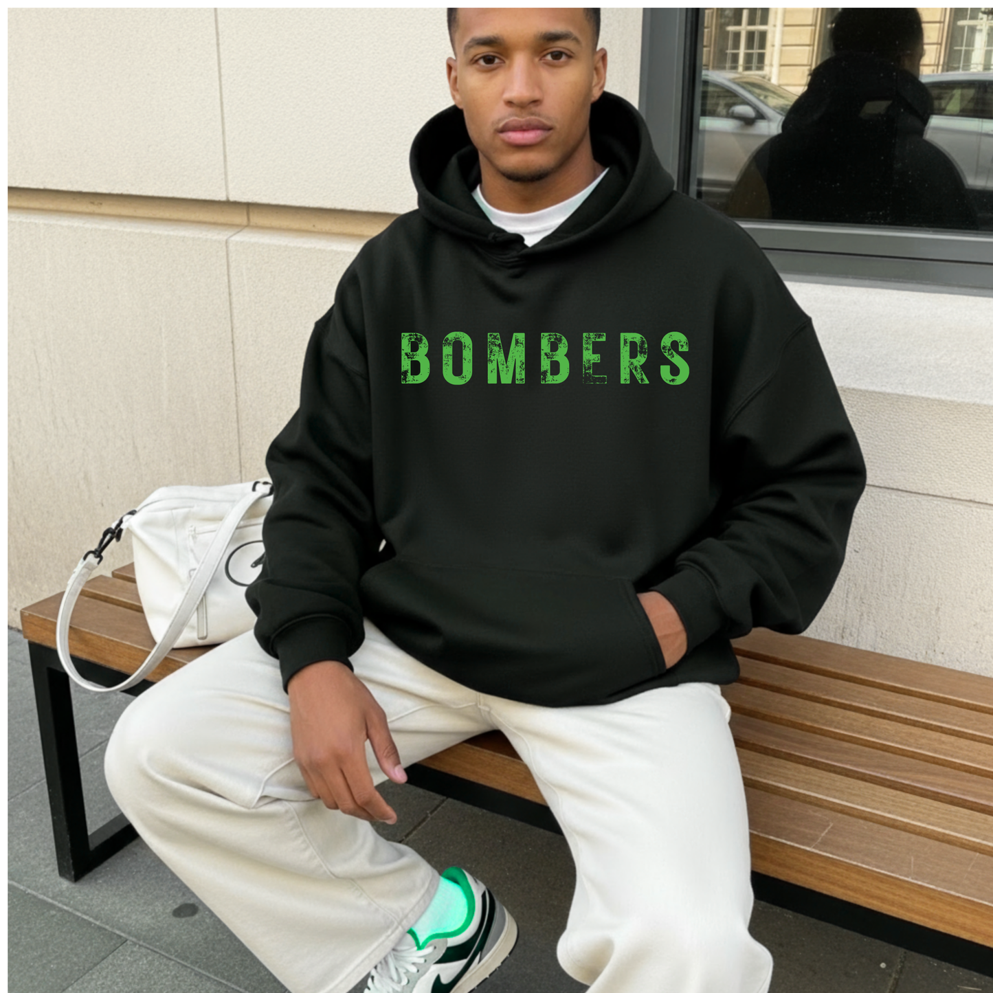 BOMBERS (wording only)- Crewneck Sweatshirt or Hooded Sweatshirt or Tee Shirt