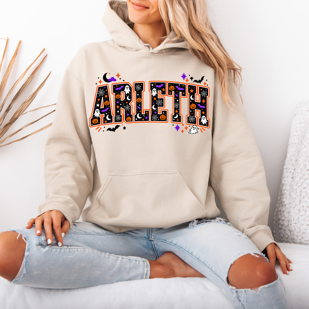 Arleth 023 - ARLETH (Halloween design) Tee Shirt, Crew neck Sweatshirt, or Hooded Sweatshirt