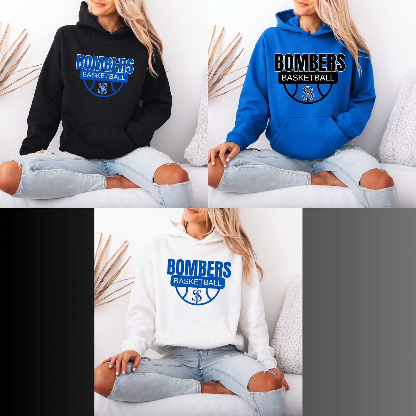 BGB 003 - Sayreville Basketball Designs - HOODED Sweatshirt