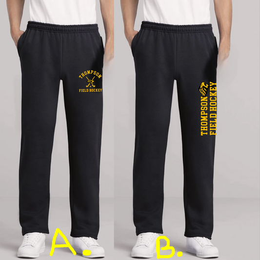 Thompson FH 008 - Fleece Cotton Unisex Open Bottom Sweatpants
