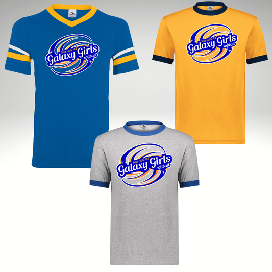 Galaxy Girls 020 - Augusta Sportwear Ringer Tee shirt
