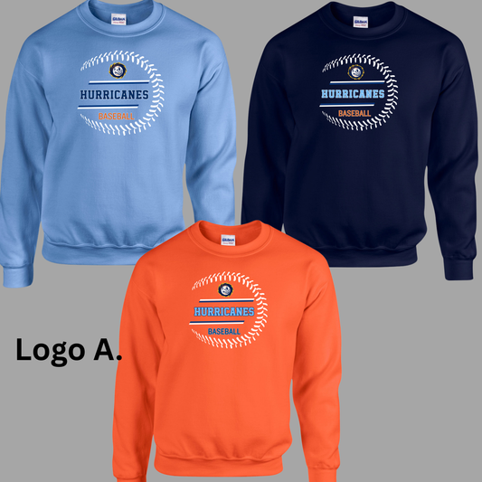 Hurricanes 010 - Gildan Soft Style Fleece - Crew Neck Sweatshirt