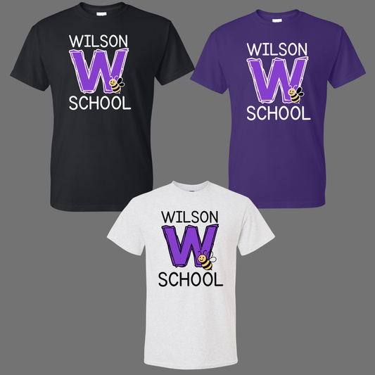 Wilson 001 - WILSON W SCHOOL - Tee Shirt, Crewneck Sweatshirt or Hooded Sweatshirt