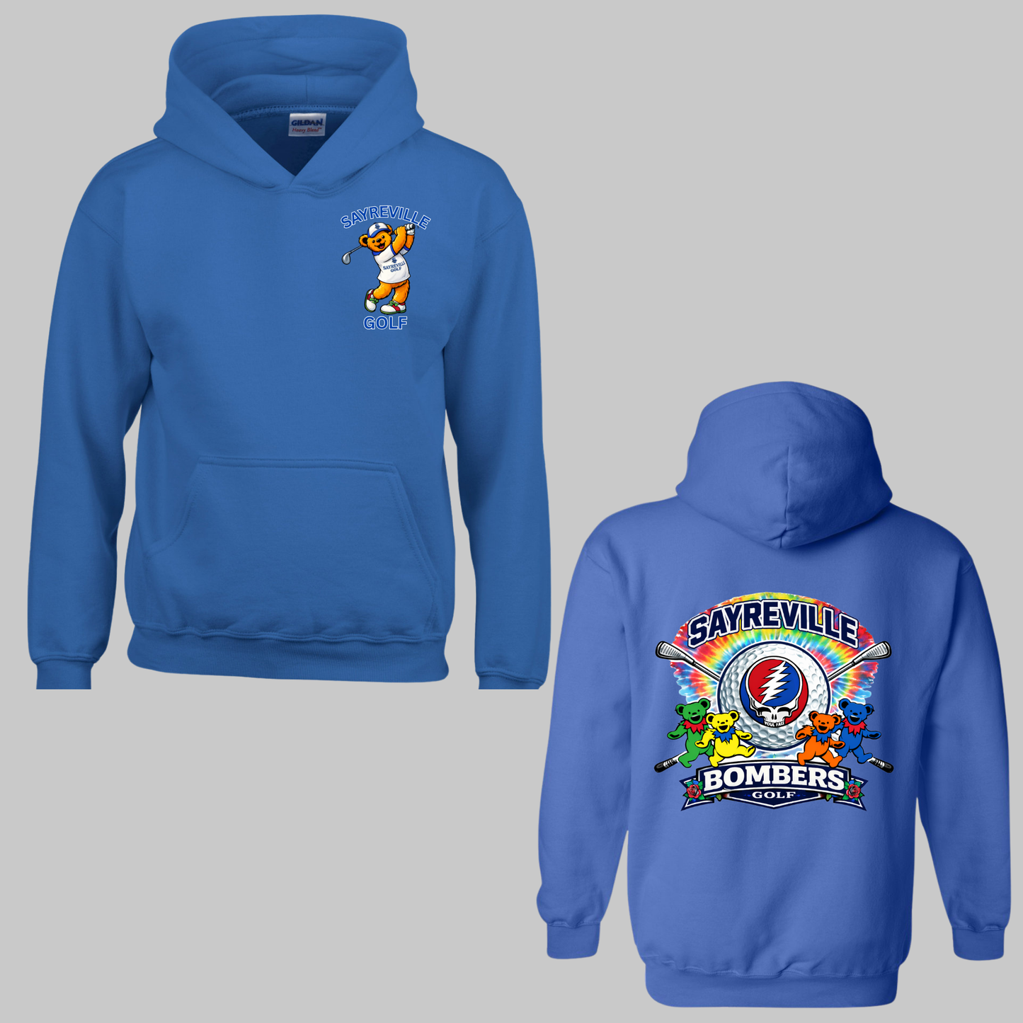 SBG - Unisex Hooded Sweatshirt - Design on front and back