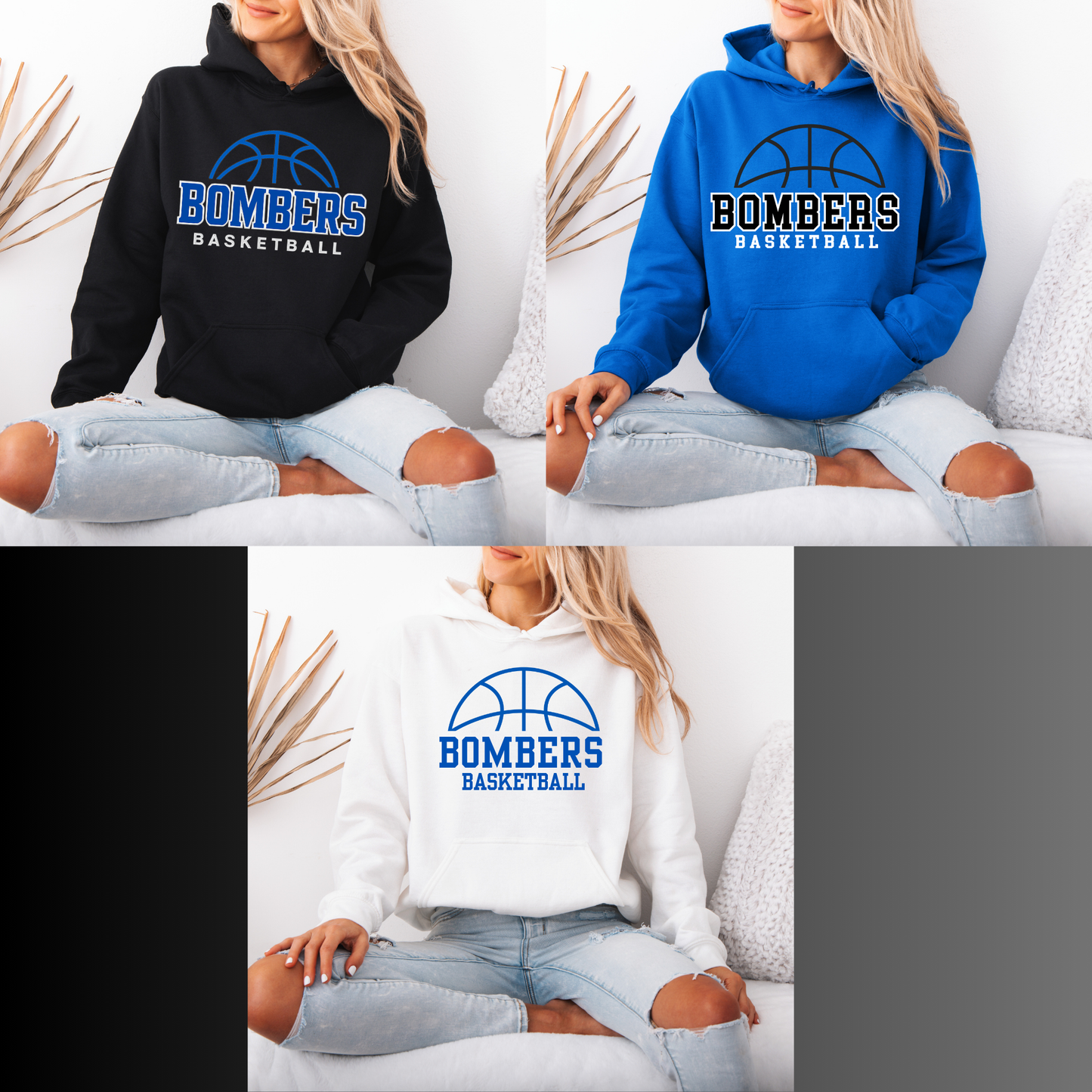 BGB 003 - Sayreville Basketball Designs - HOODED Sweatshirt