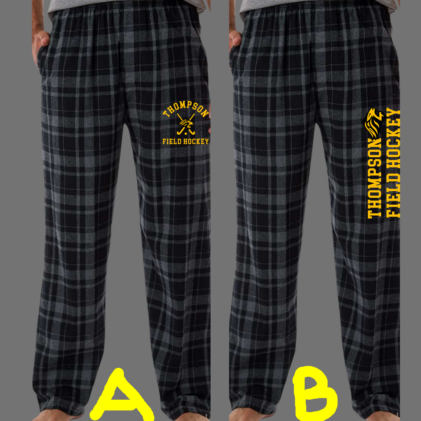 Thompson FH 007 - Box craft Flannel PJ Pants with Pockets