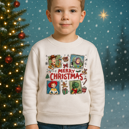 006 -Toy Story - Merry Christmas - Tee-shirt - Crewneck or Hooded Sweatshirt
