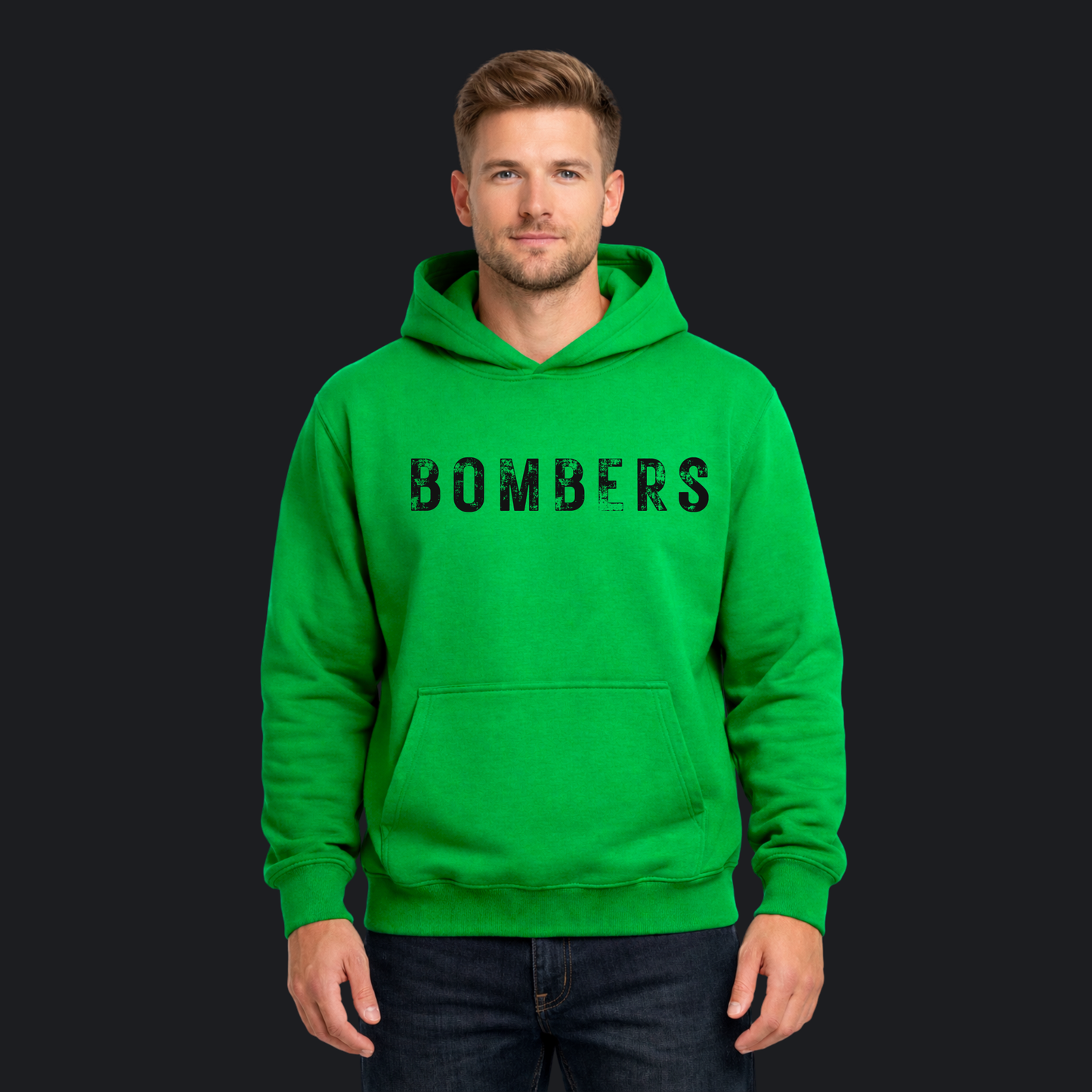 BOMBERS (wording only)- Crewneck Sweatshirt or Hooded Sweatshirt or Tee Shirt