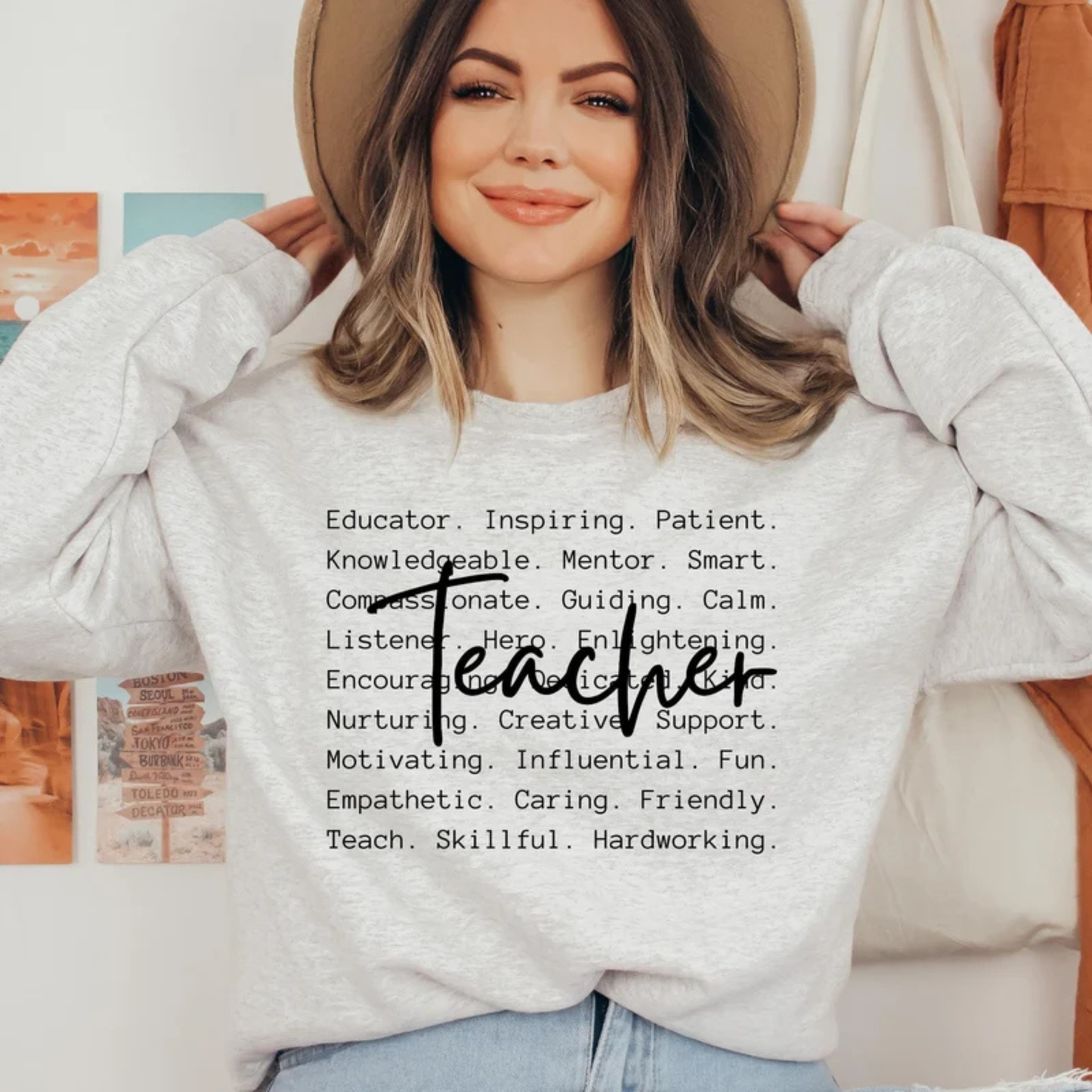 Teacher - Tee-shirt - Crewneck or Hooded Sweatshirt