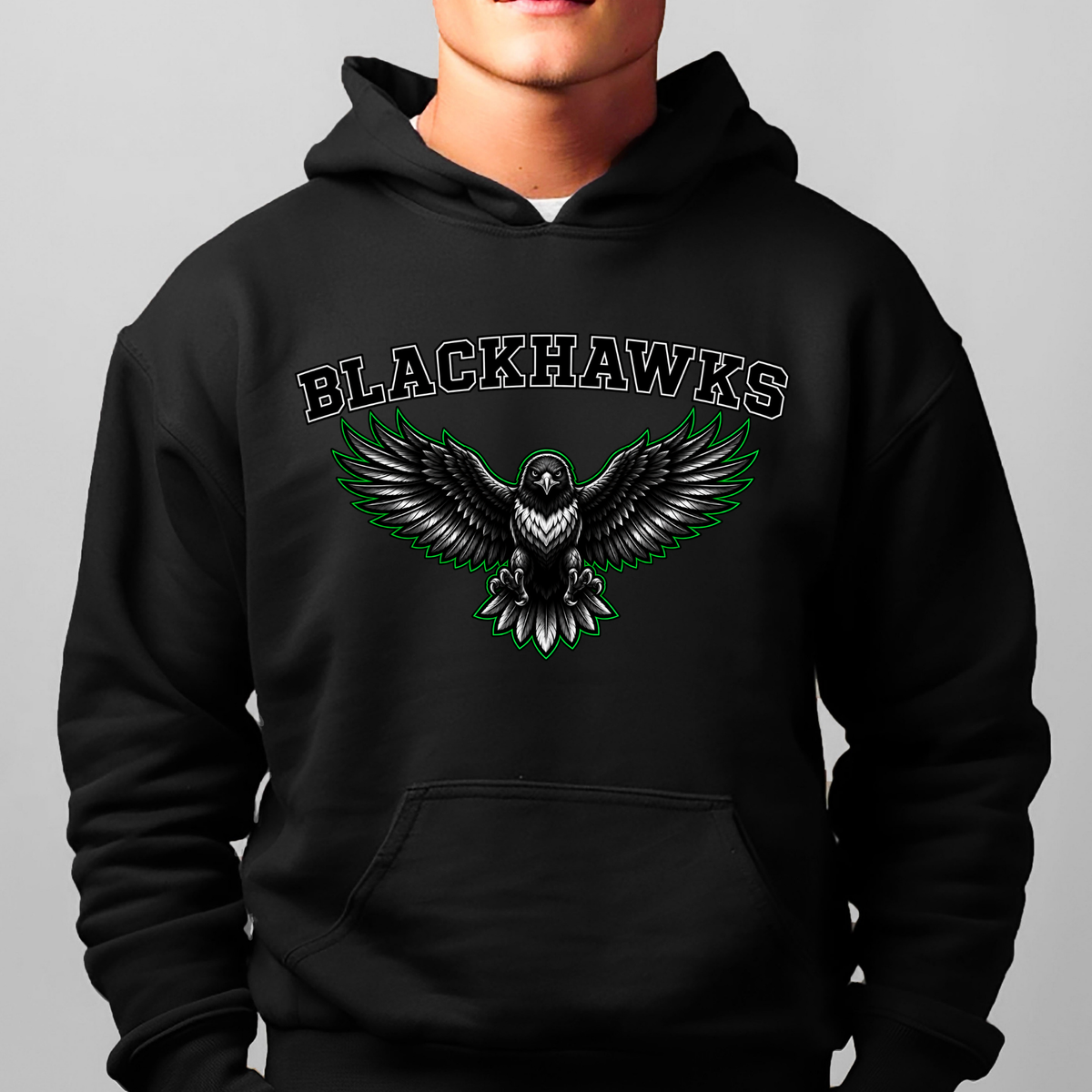 Blackhawks 002 - Hooded Sweatshirt - Cotton/Fleece Unisex