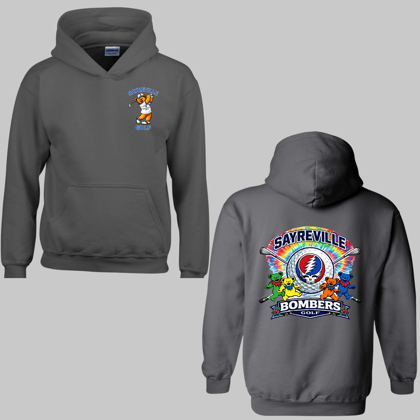 SBG - Unisex Hooded Sweatshirt - Design on front and back