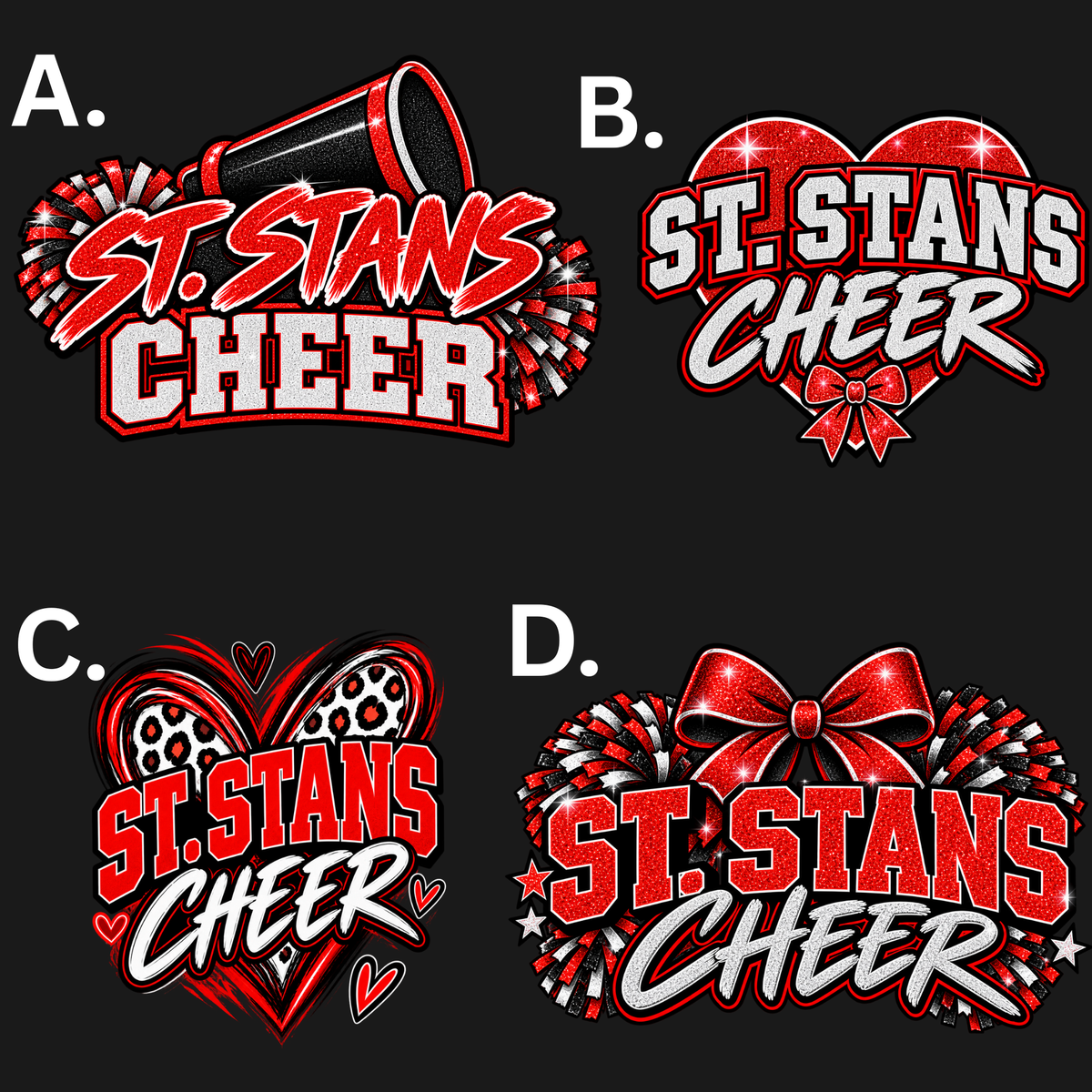 St. Stans Athletics 017 - CHEER -Full Zip Sweatshirt