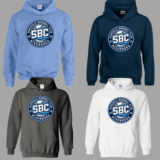 8U Riverdogs - SBC Circle Design - Fleece Hooded Sweatshirt