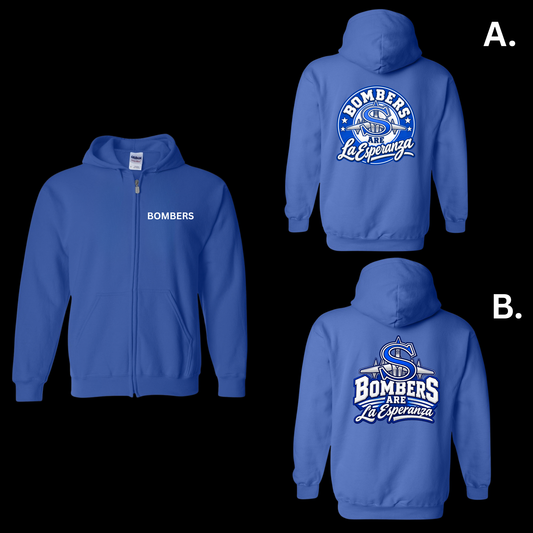 Spanish Society 004 - Full Zip Hooded Sweatshirt