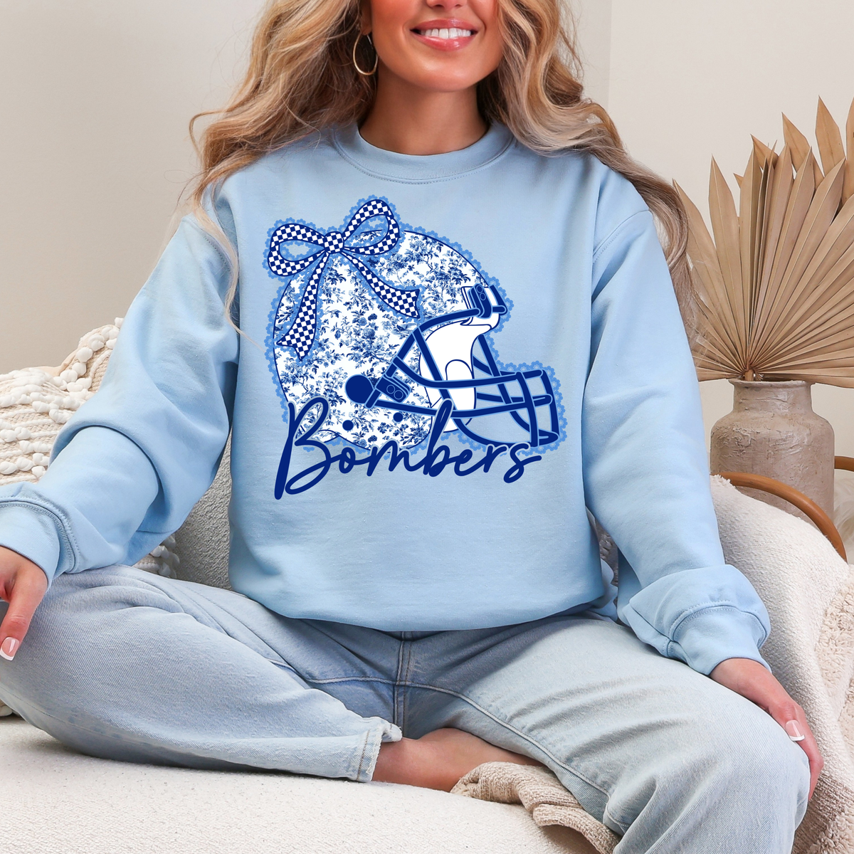Volleyball 031- Floral Helmet  - Tee Shirt, Crew neck Sweatshirt, or Hooded Sweatshirt