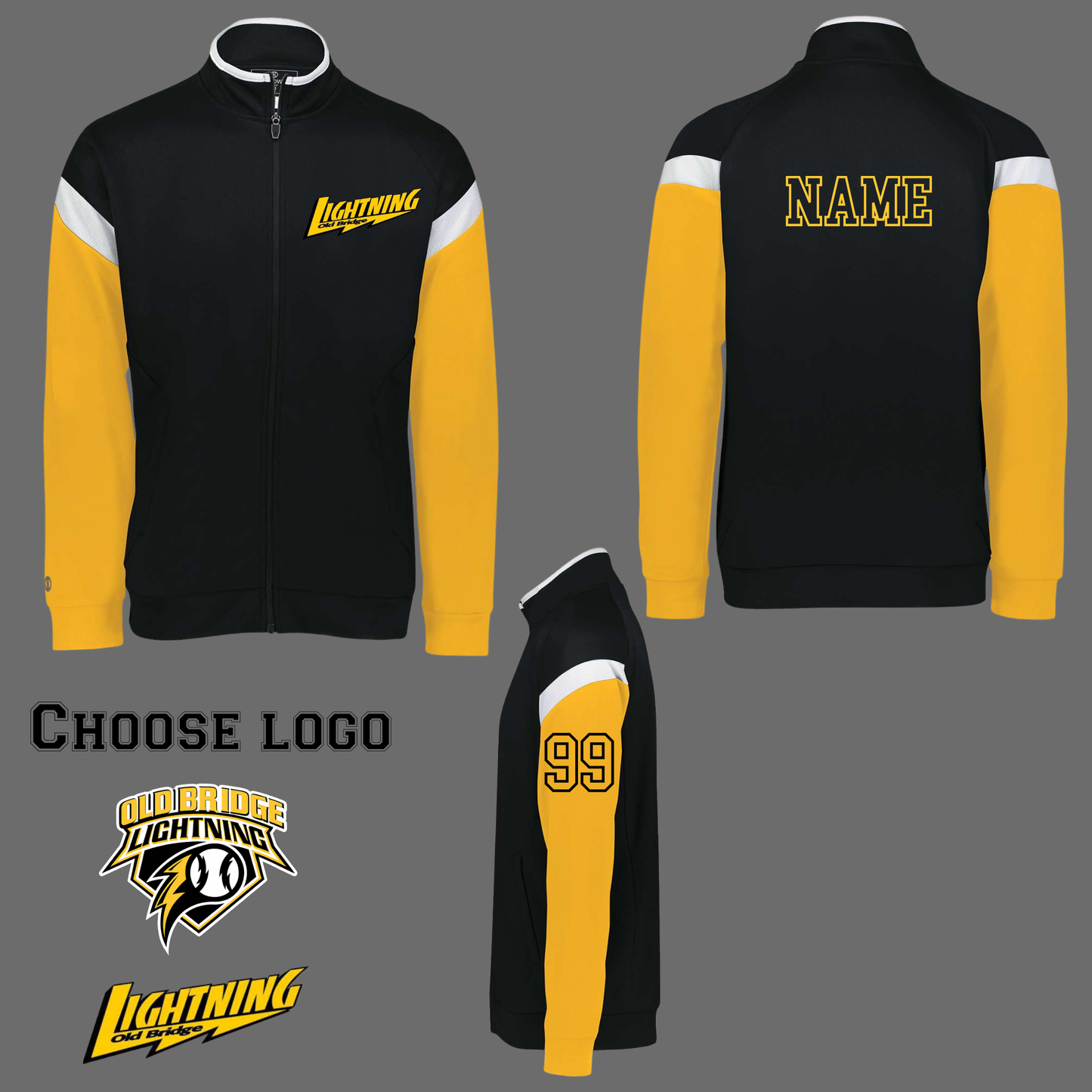 023 -OB -Holloway - Full Zip Jacket Performance