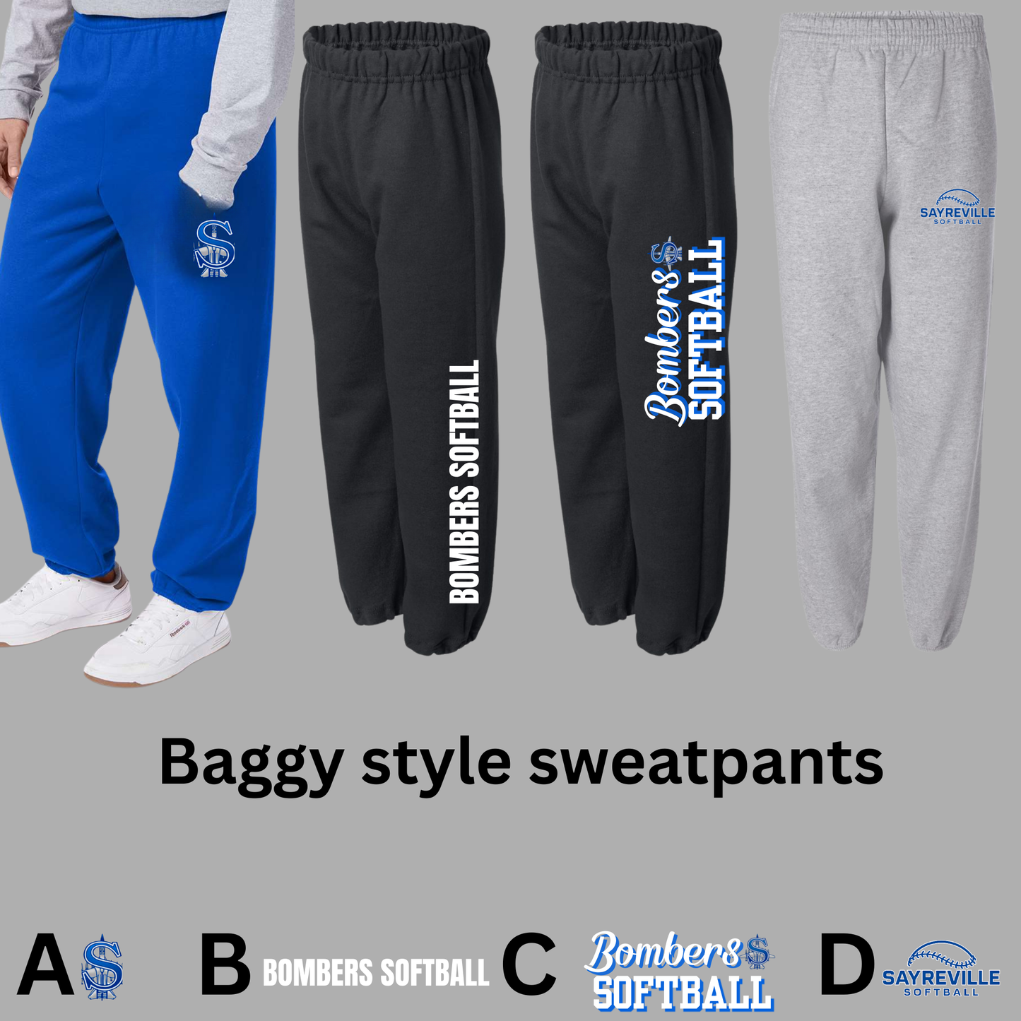 Softball 013 -Baggy Style Sweatpants