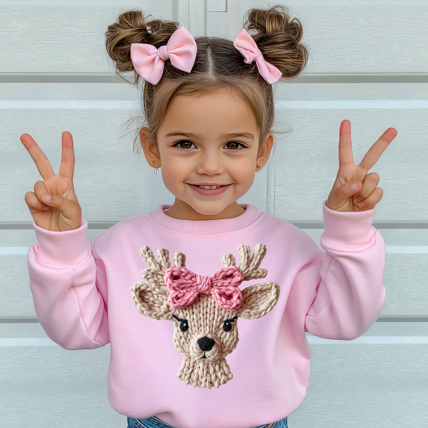 014 - Reindeer - Tee-shirt - Crewneck or Hooded Sweatshirt